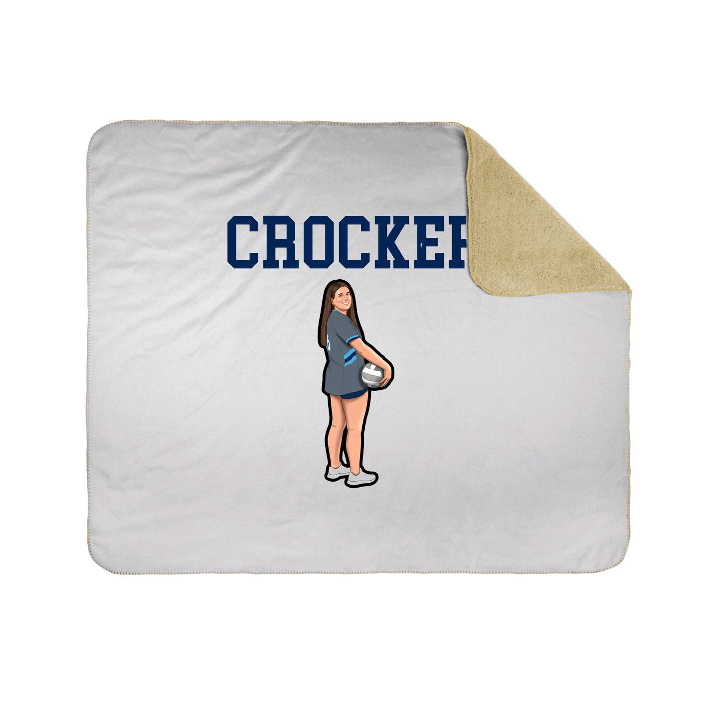 Throw Blanket — Shirsey in White