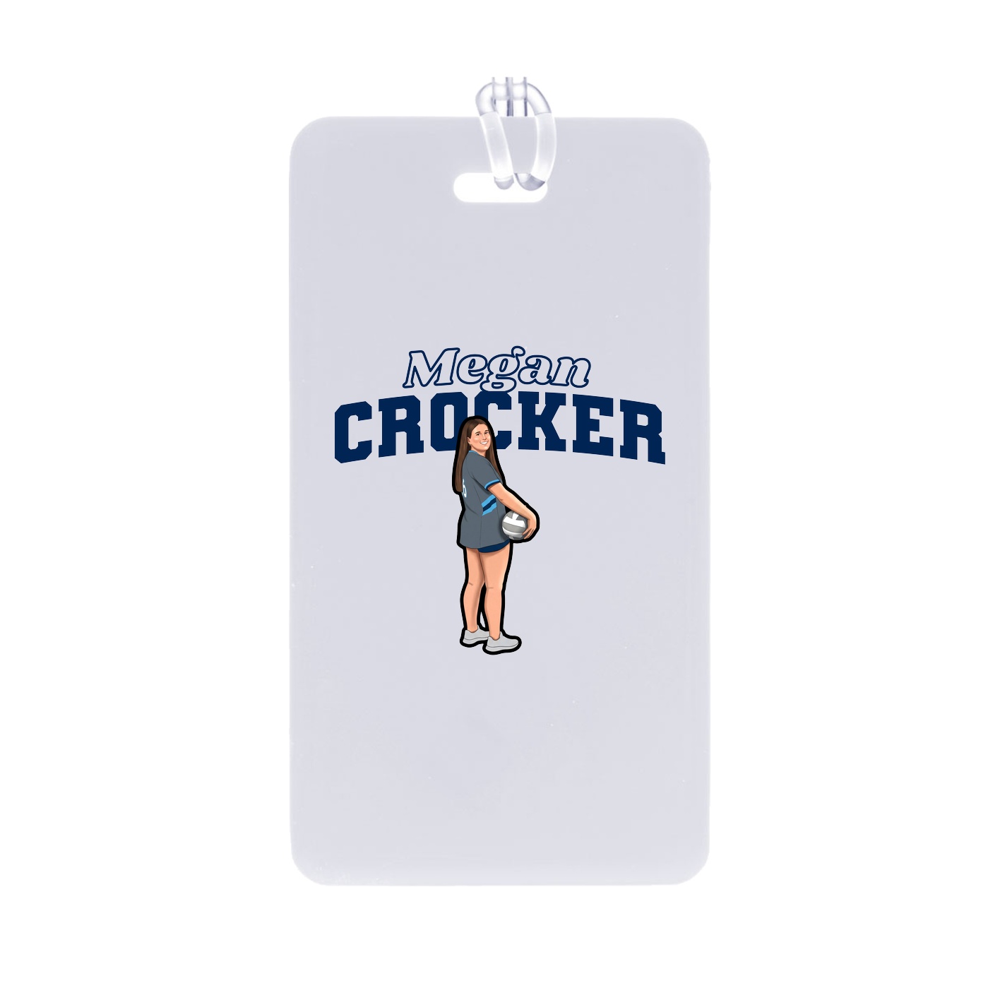 Bag Tag — Name Arch in Classic
