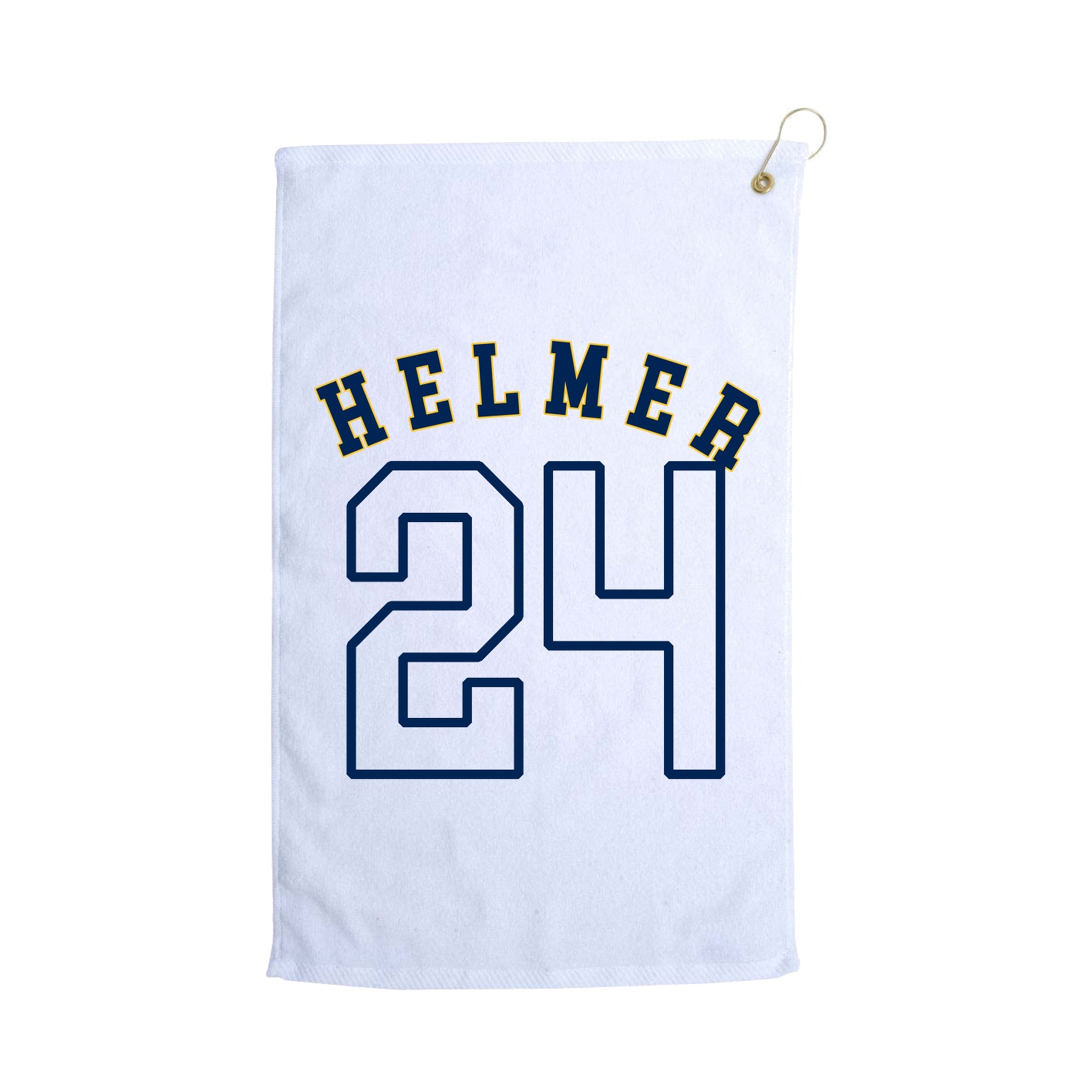 Golf Towel — Shirsey Arch in White