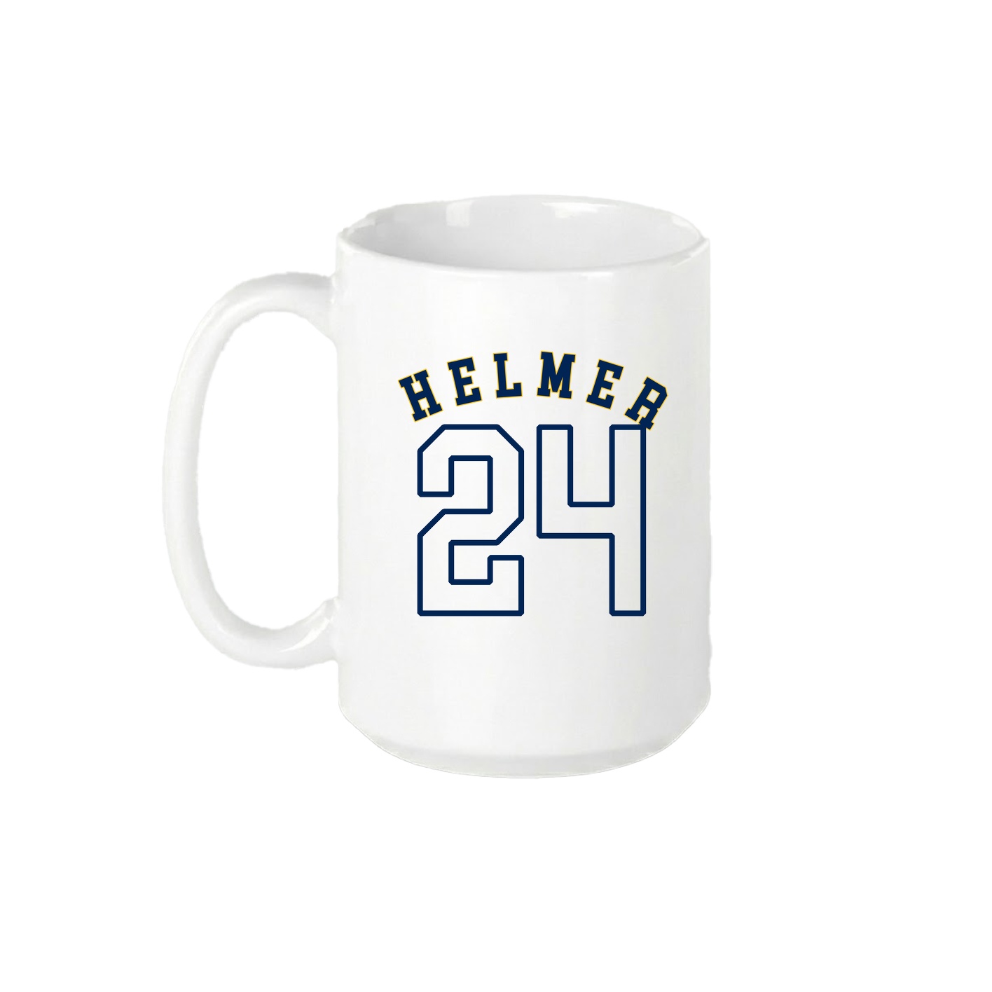 15oz Coffee Mug — Shirsey Arch in White