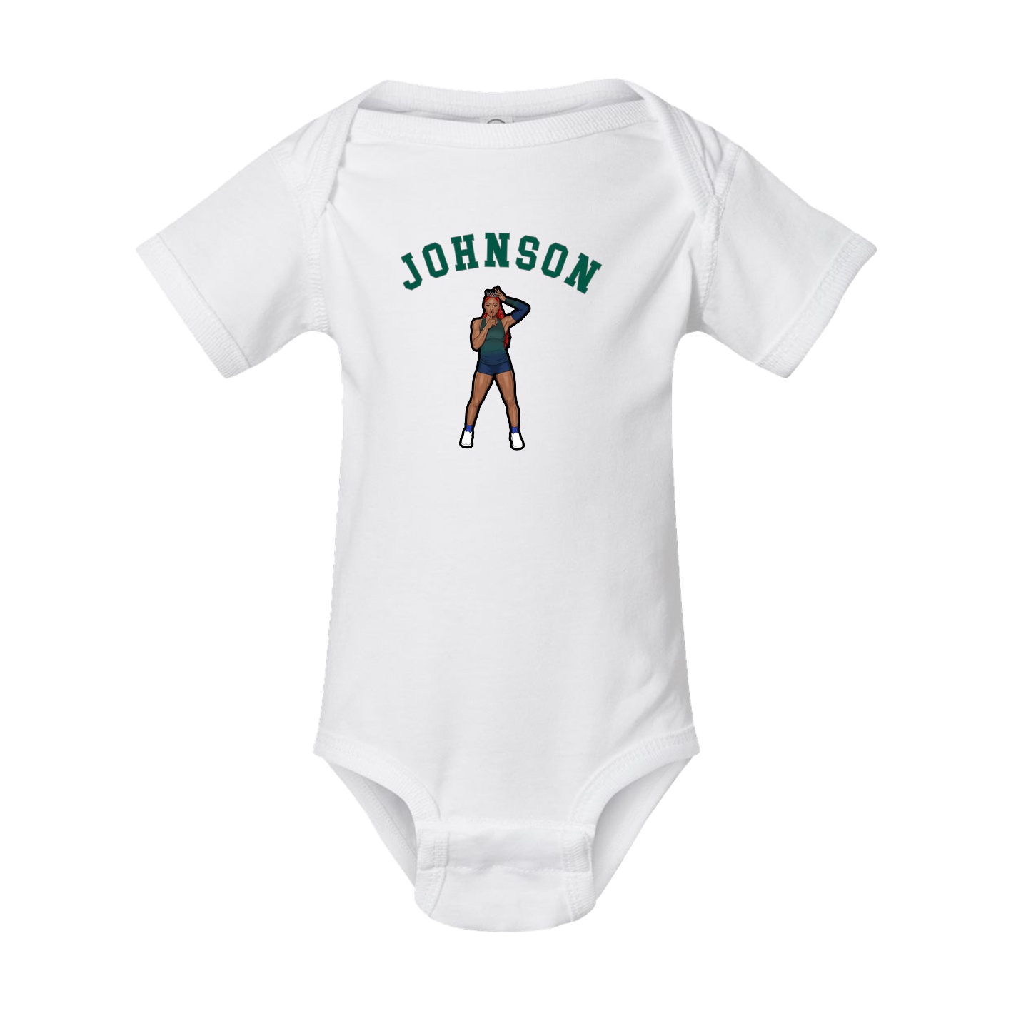 Baby Onesie — Shirsey Arch in White