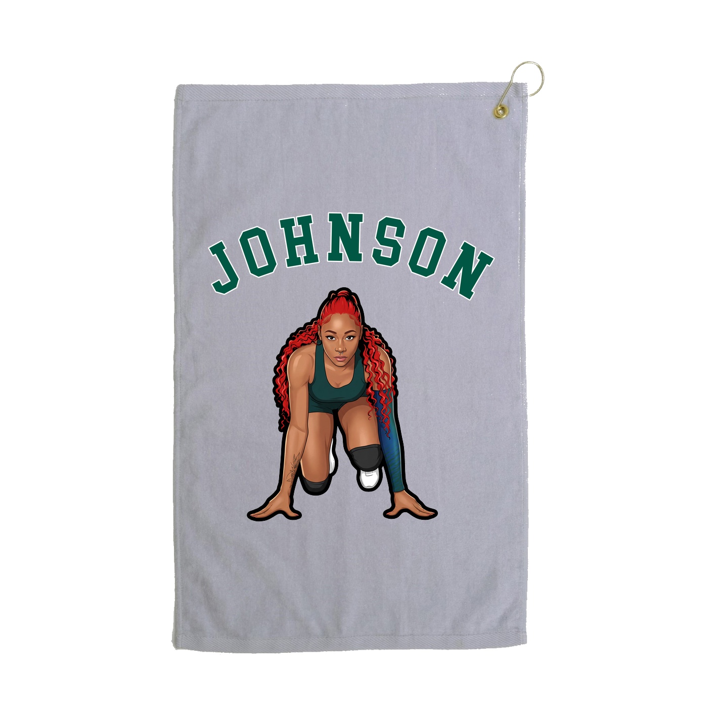 Golf Towel — Shirsey Arch in Grey