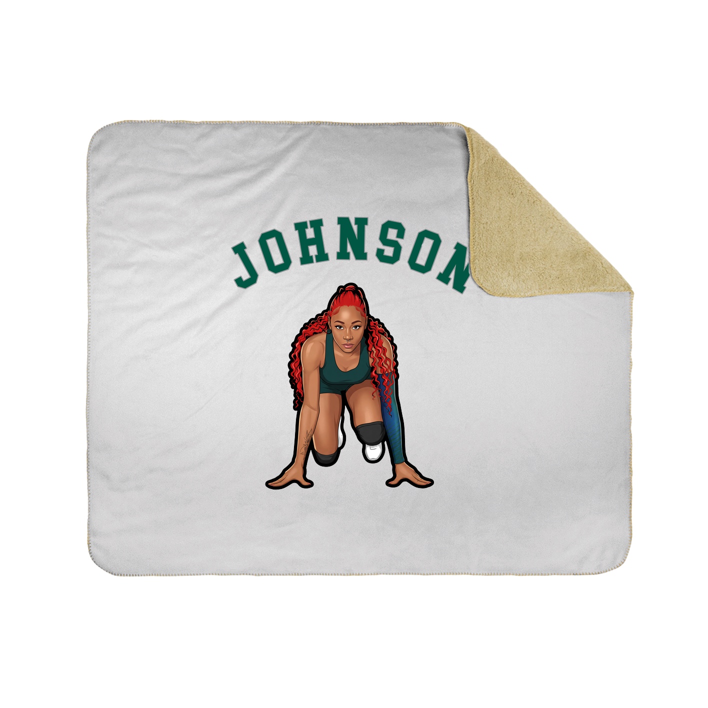 Throw Blanket — Shirsey Arch in White
