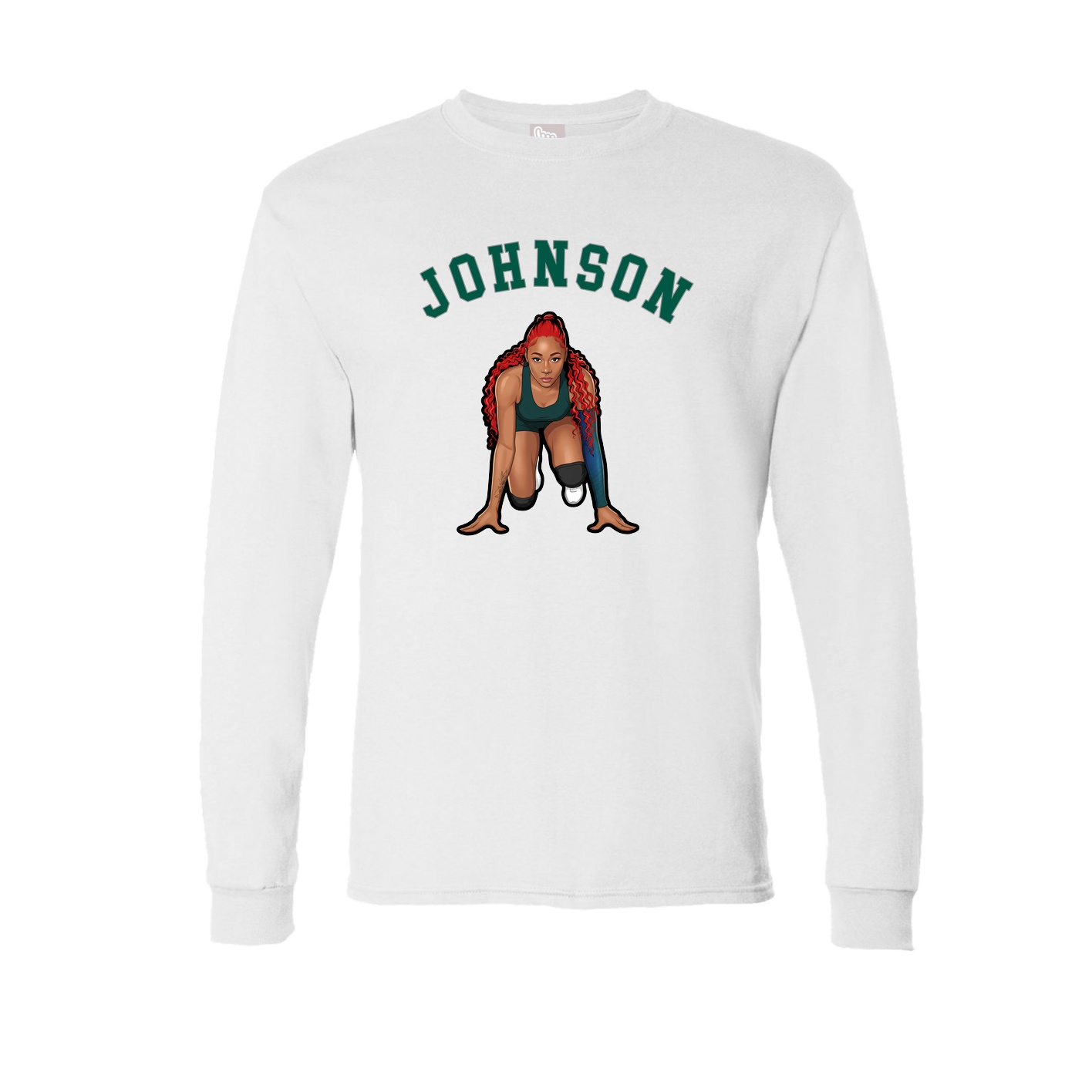 Long Sleeve Tee — Shirsey Arch in White