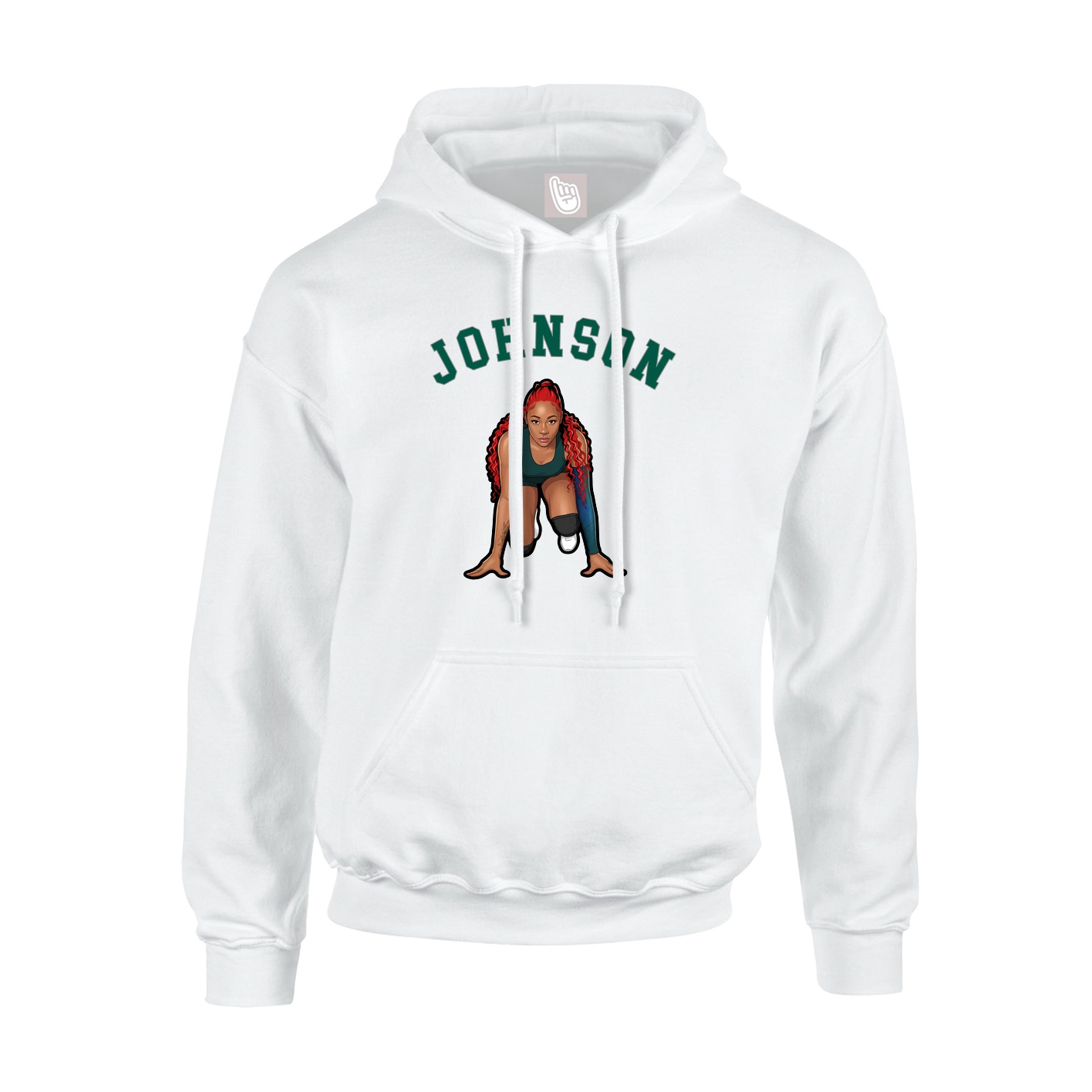 Youth Hoodie — Shirsey Arch in White