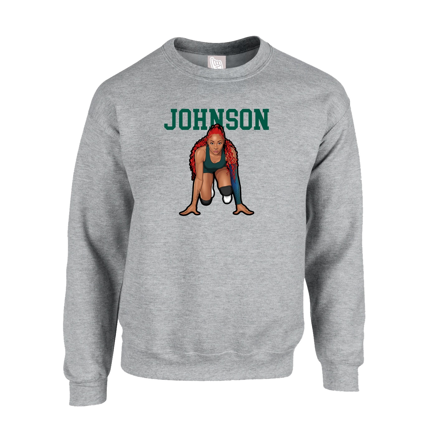 Fleece Crew — Shirsey in Grey