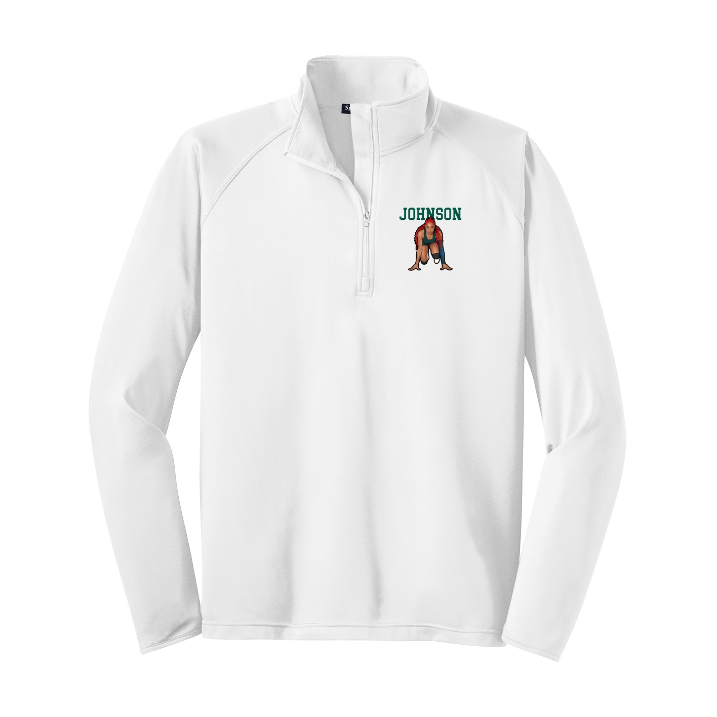 Q-Zip Pullover — Shirsey in White