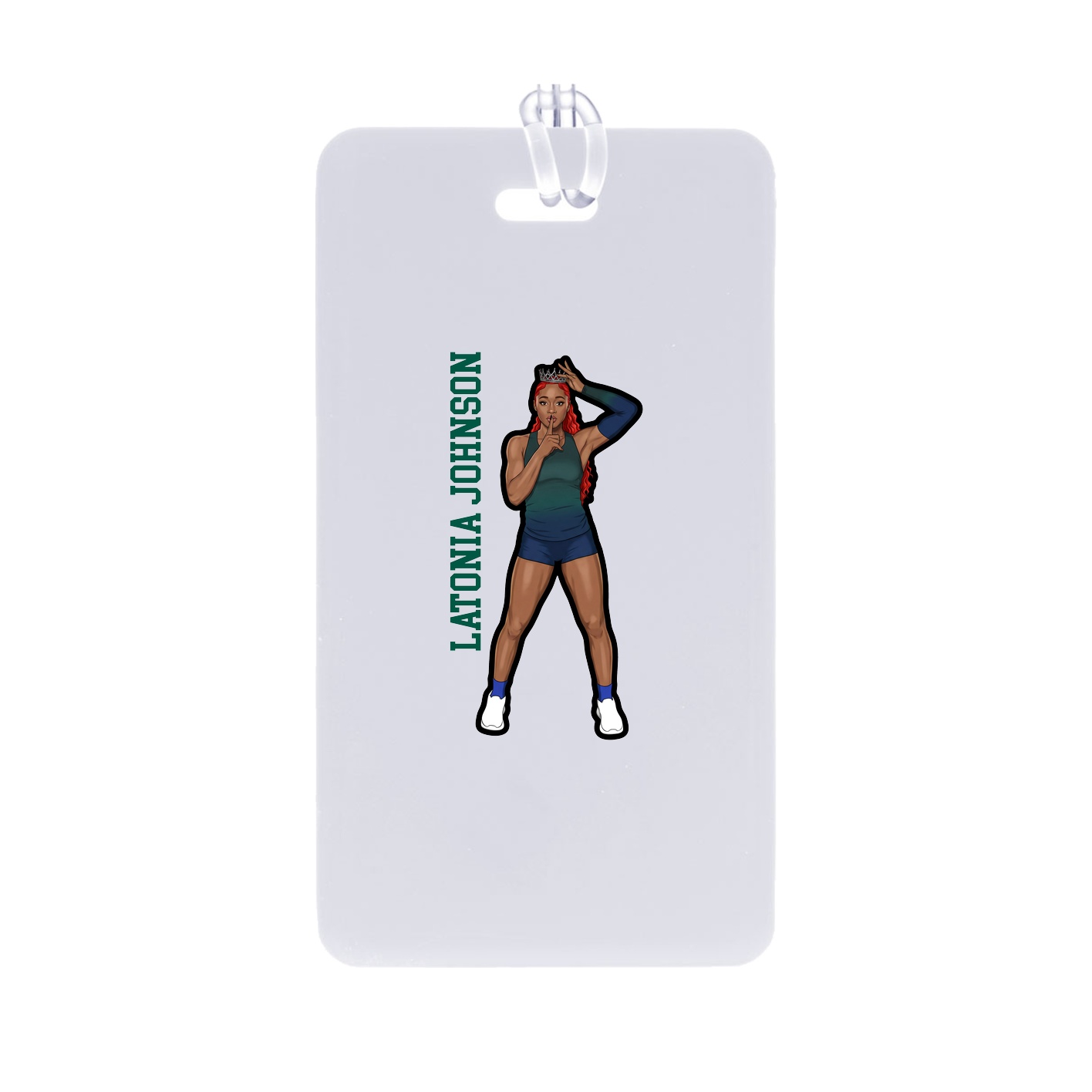 Bag Tag — Name Vertical in Classic
