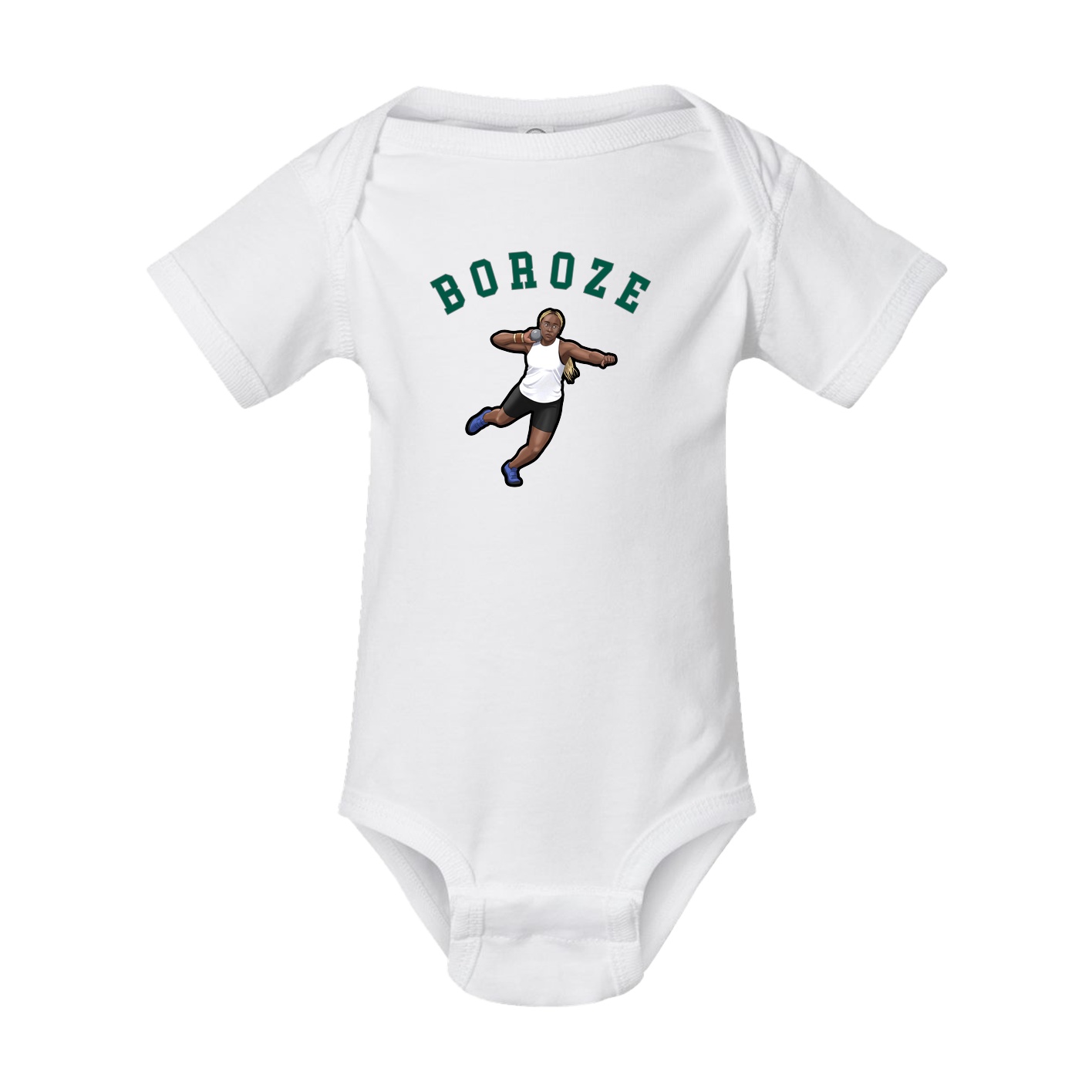 Baby Onesie — Shirsey Arch in White