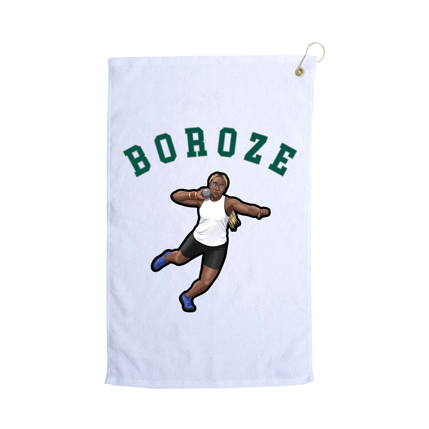 Golf Towel — Shirsey Arch in White