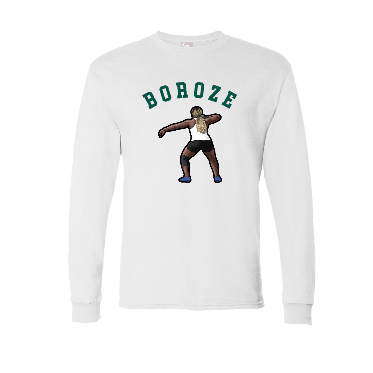 Long Sleeve Tee — Shirsey Arch in White
