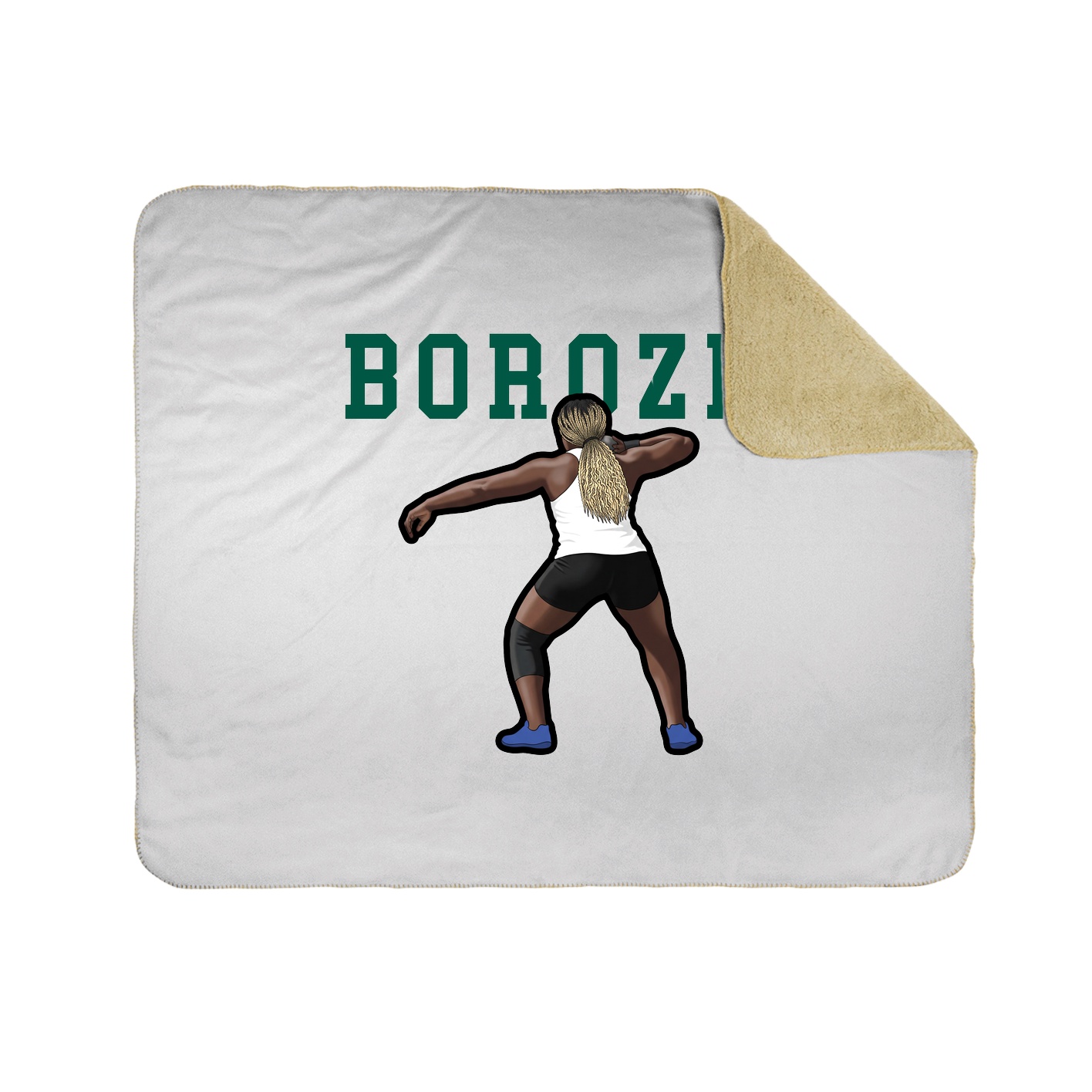 Throw Blanket — Shirsey in White