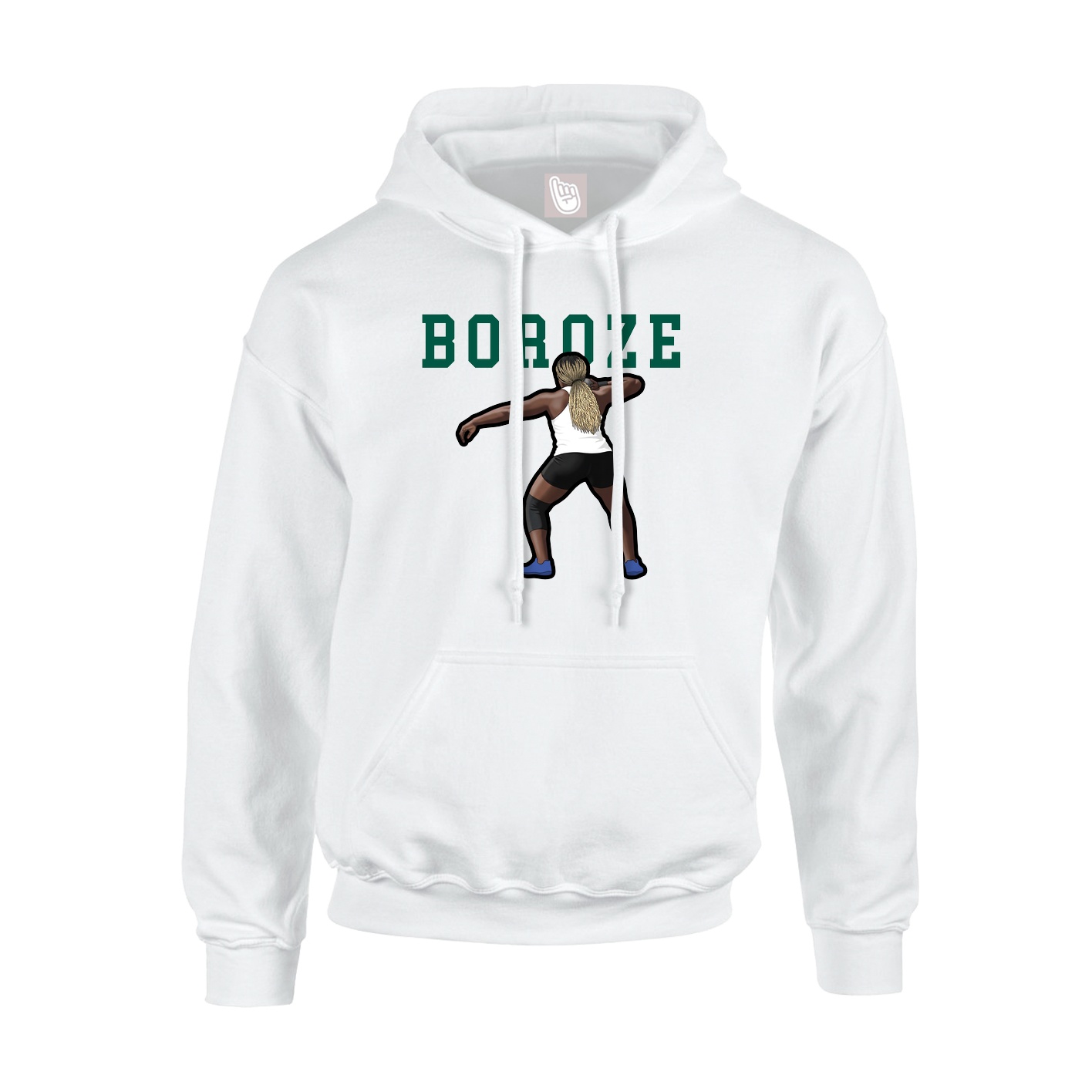 Hoodie — Shirsey in White