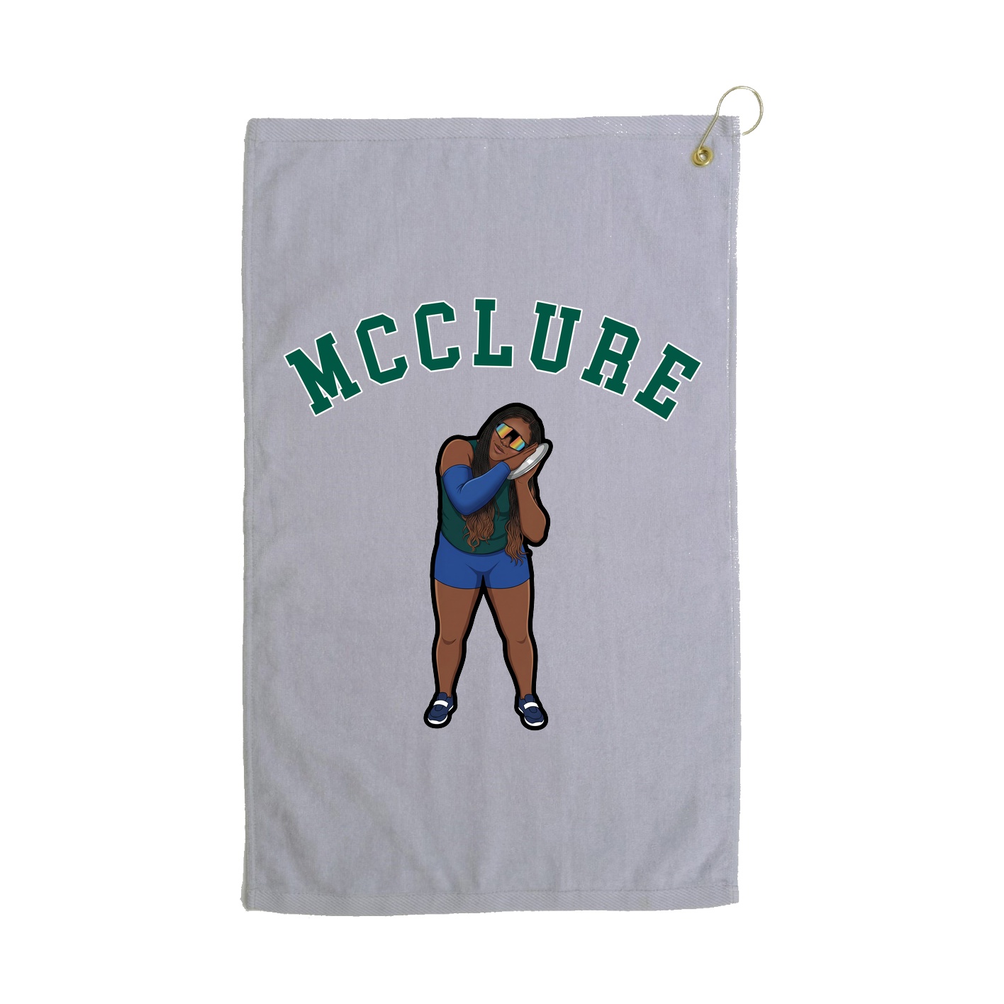 Golf Towel — Shirsey Arch in Grey