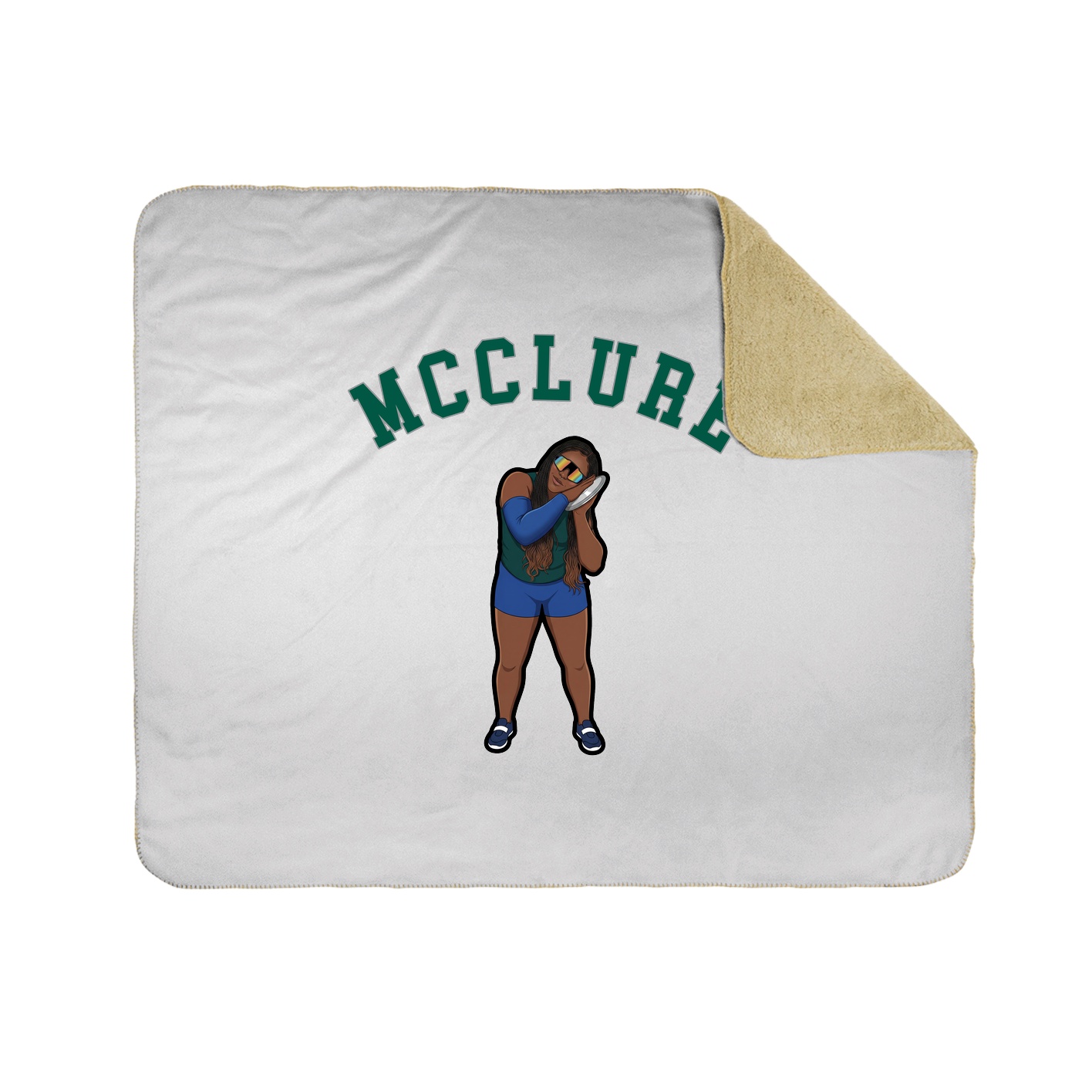 Throw Blanket — Shirsey Arch in White