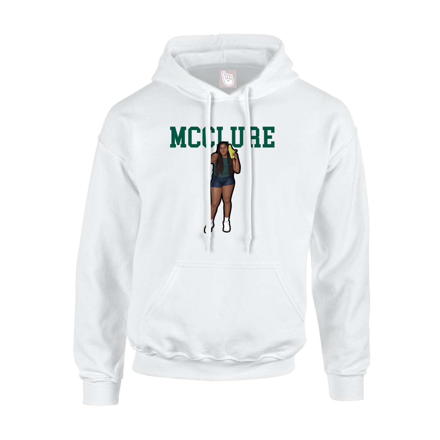 Youth Hoodie — Shirsey in White