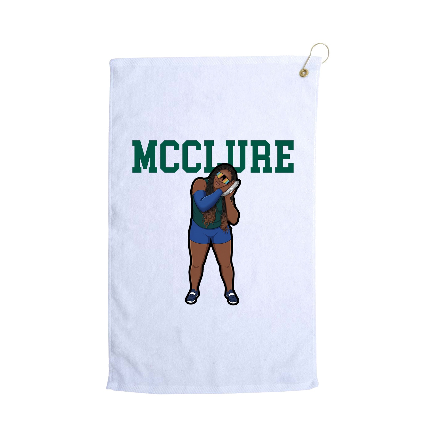 Golf Towel — Shirsey in White