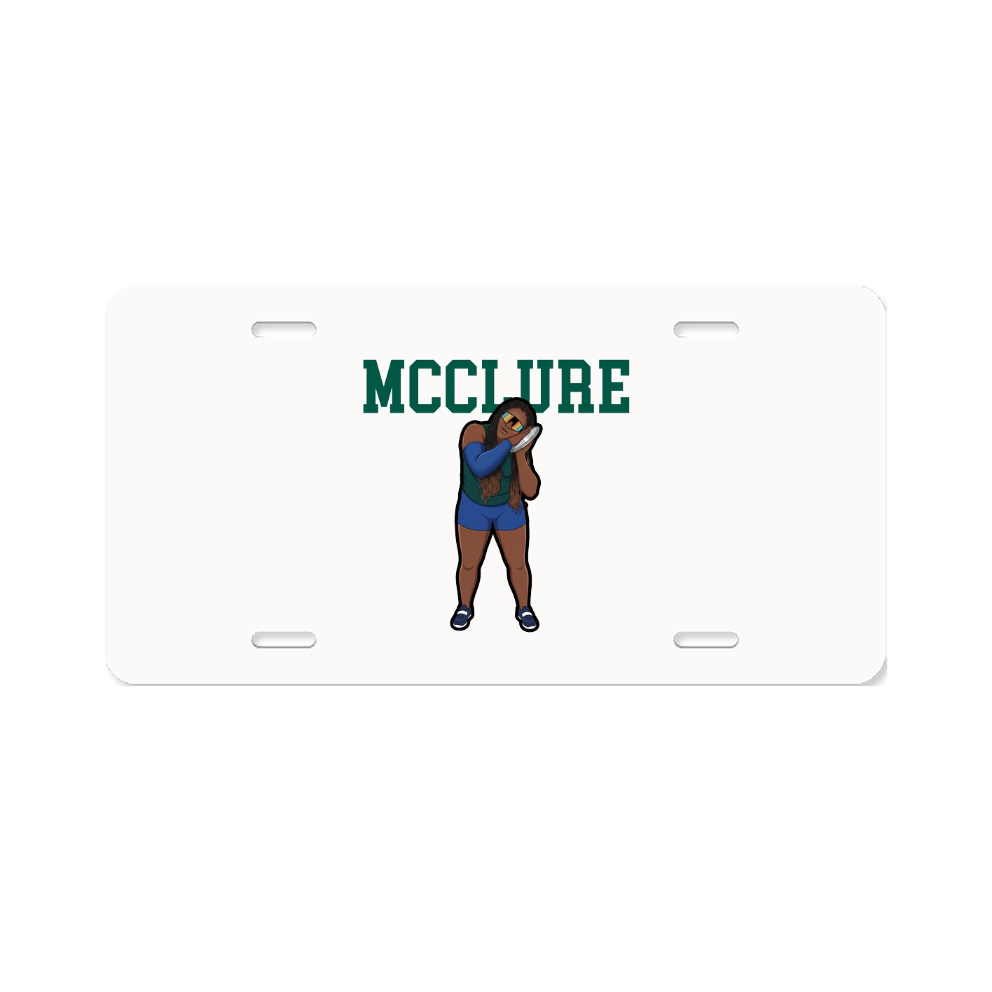 License Plate — Shirsey in Classic