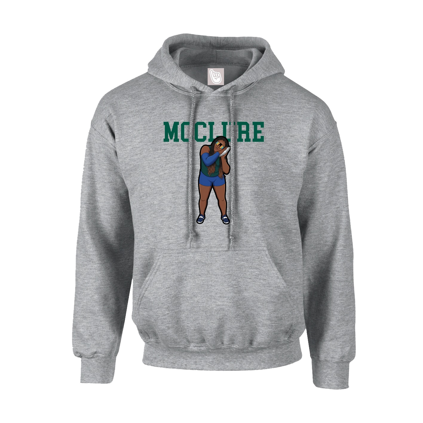 Hoodie — Shirsey in Grey