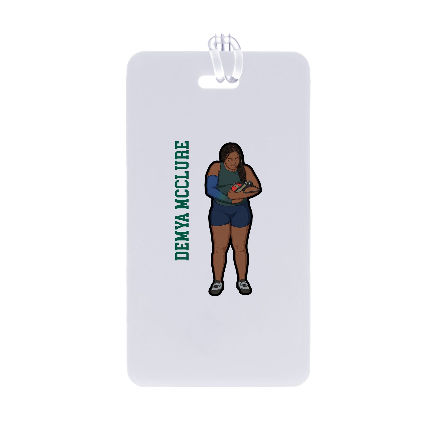 Bag Tag — Name Vertical in Classic