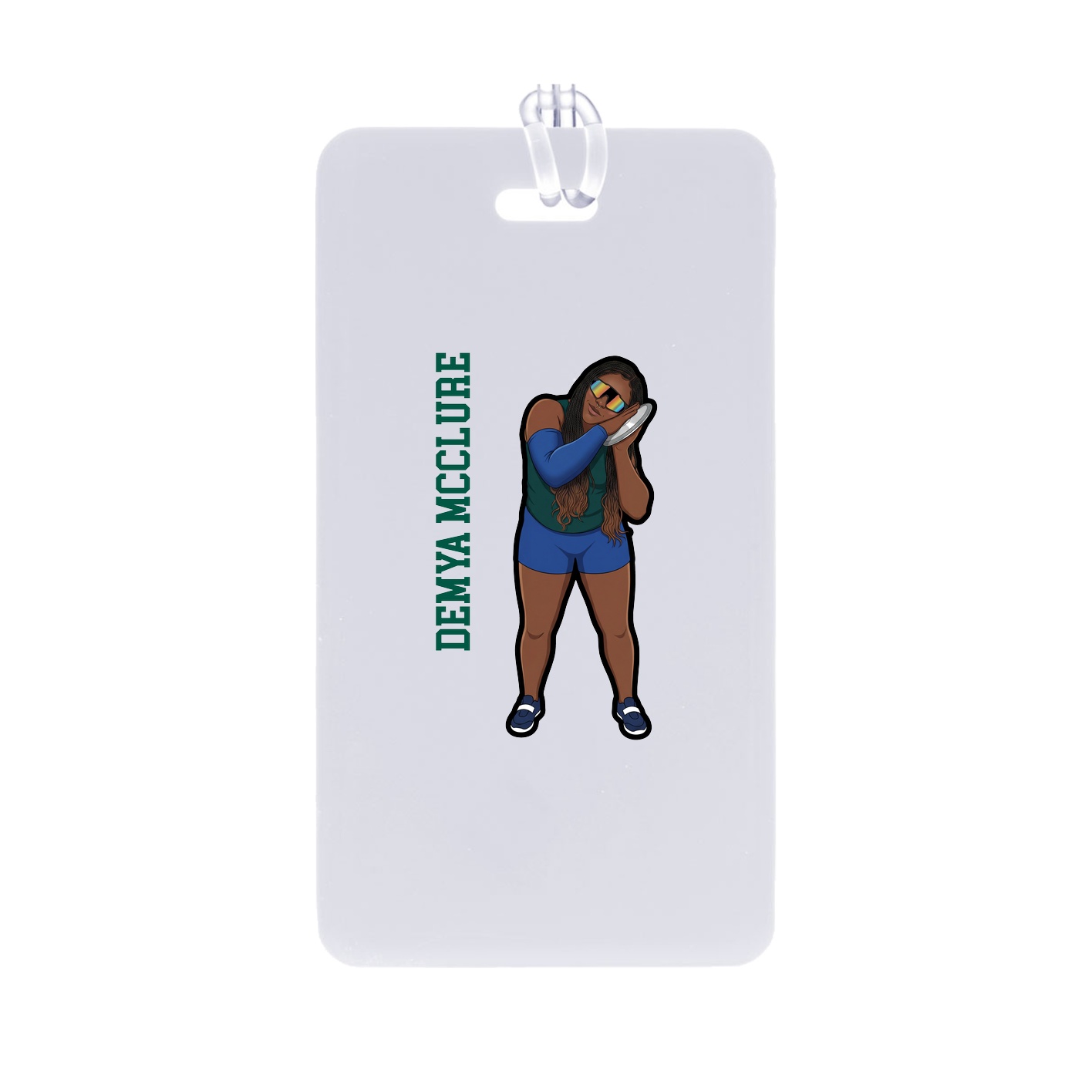 Bag Tag — Name Vertical in Classic