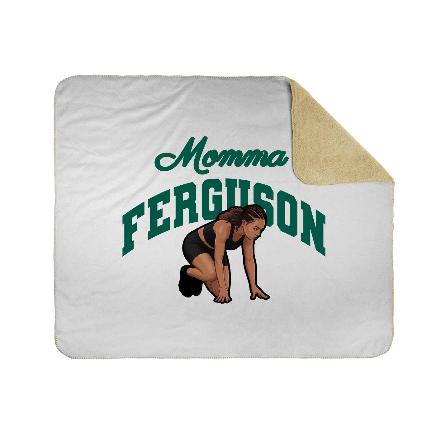 Throw Blanket — Mothers Day Arch in White