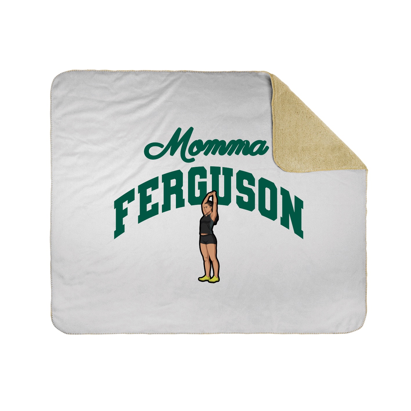 Throw Blanket — Mothers Day Arch in White