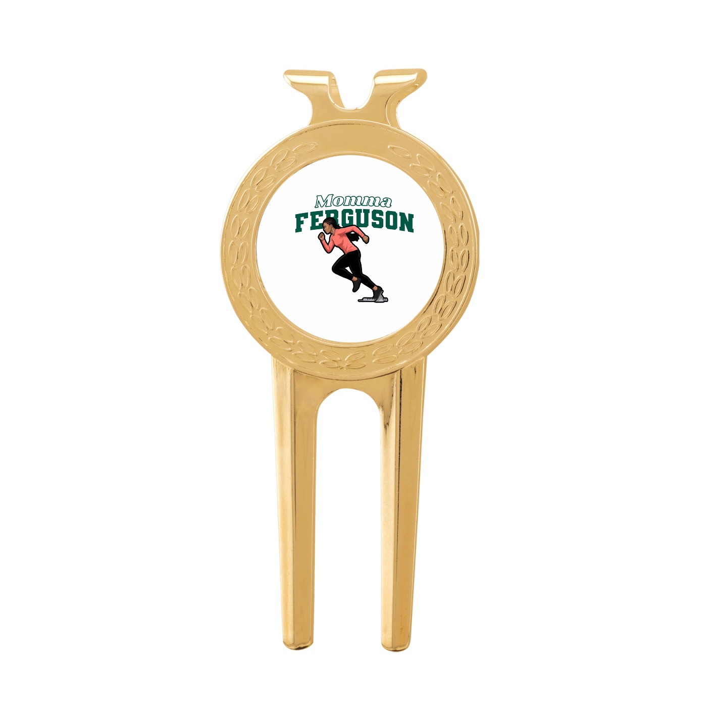 Divot Tool with Ball Marker — Mothers Day Block in Classic