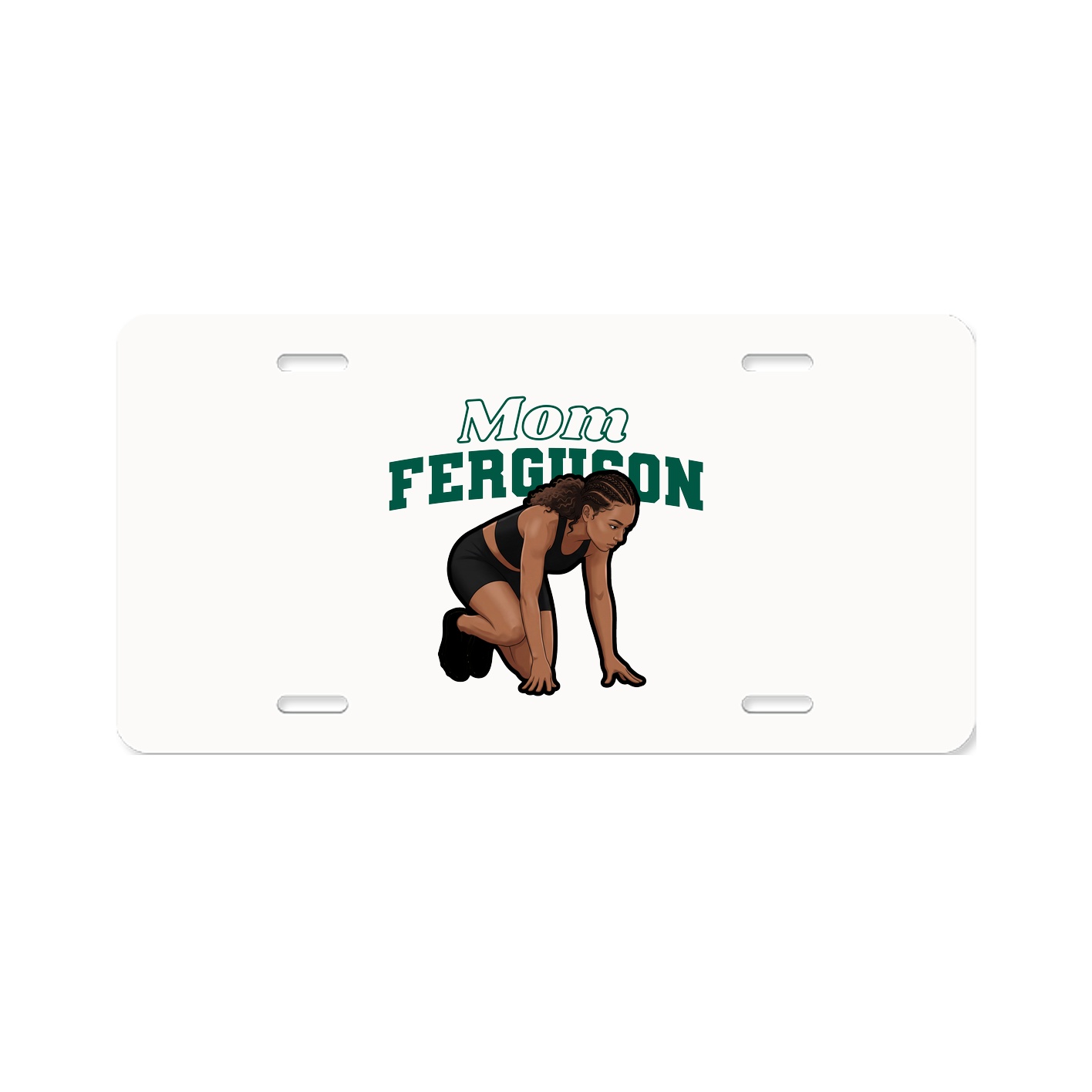 License Plate — Mothers Day Block in Classic