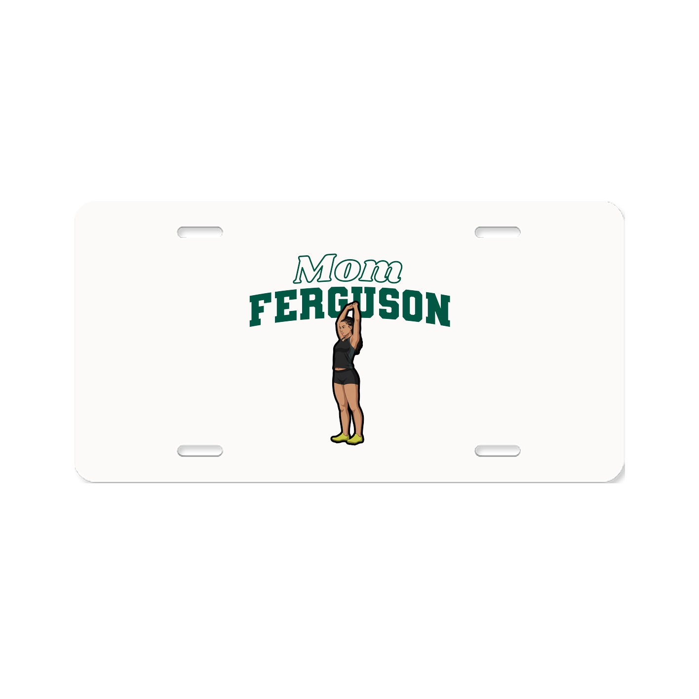 License Plate — Mothers Day Block in Classic
