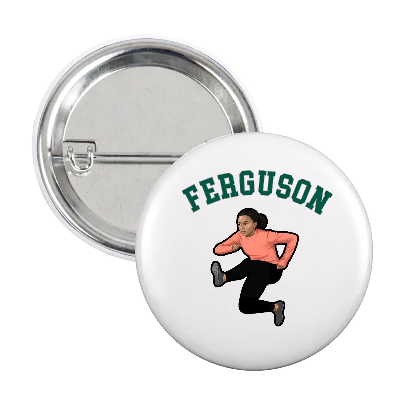 Game Day Button — Shirsey Arch in White