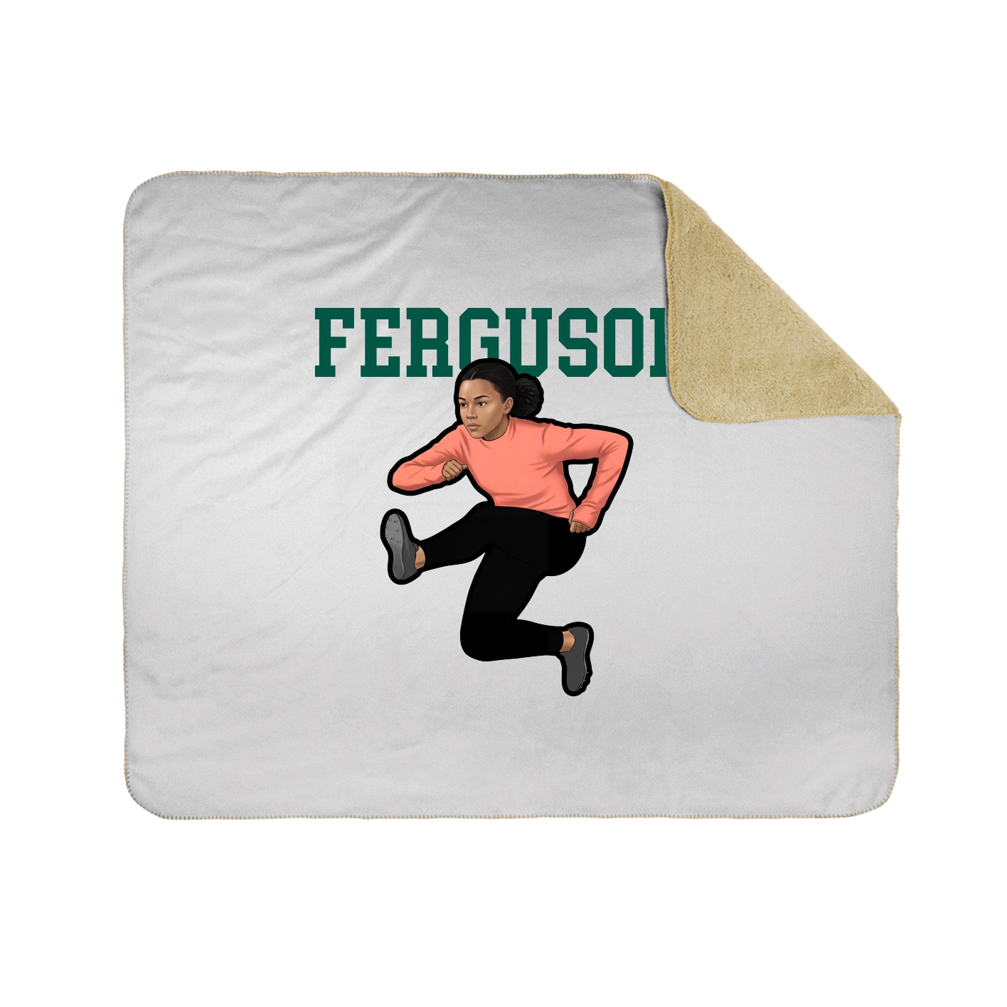 Throw Blanket — Shirsey in White