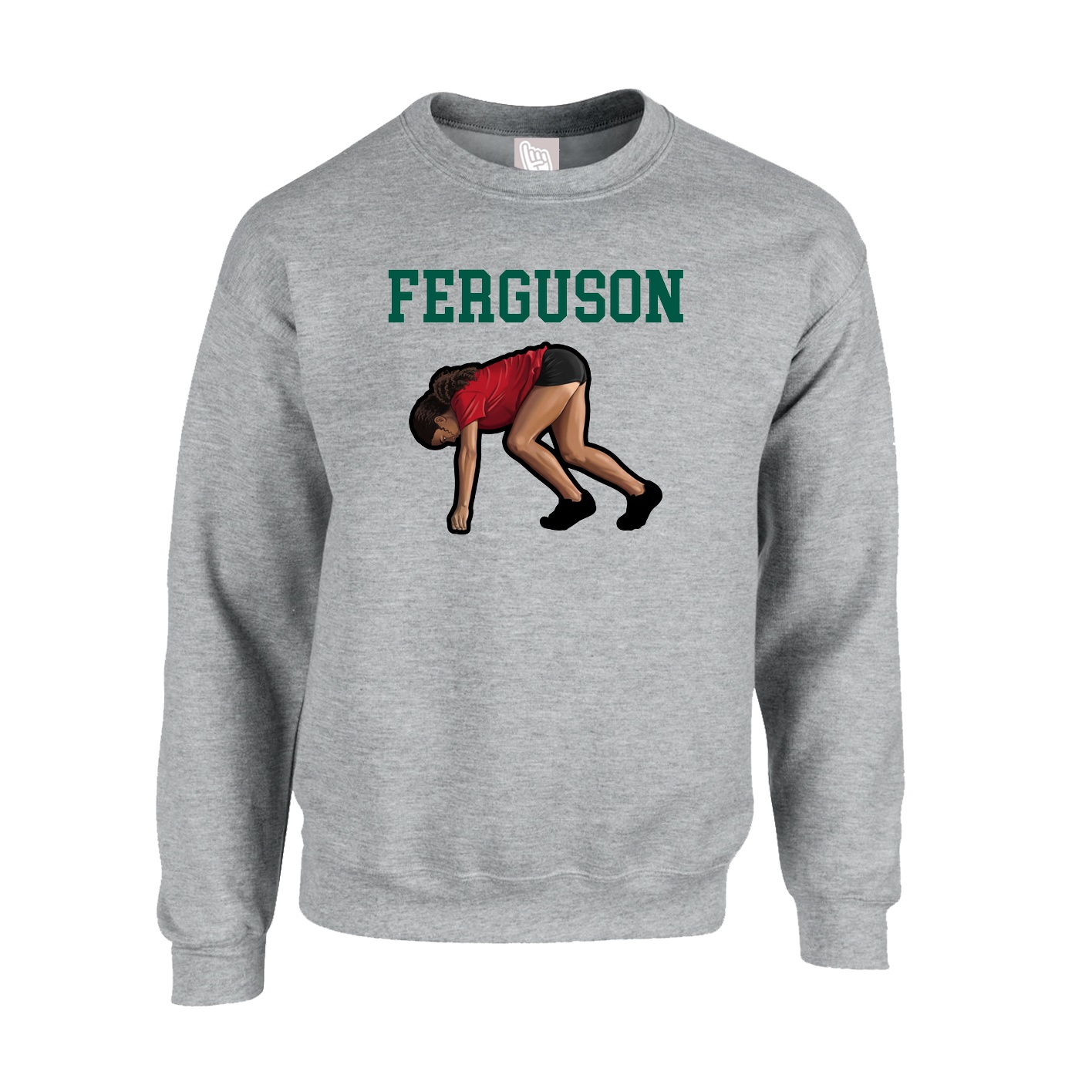 Fleece Crew — Shirsey in Grey