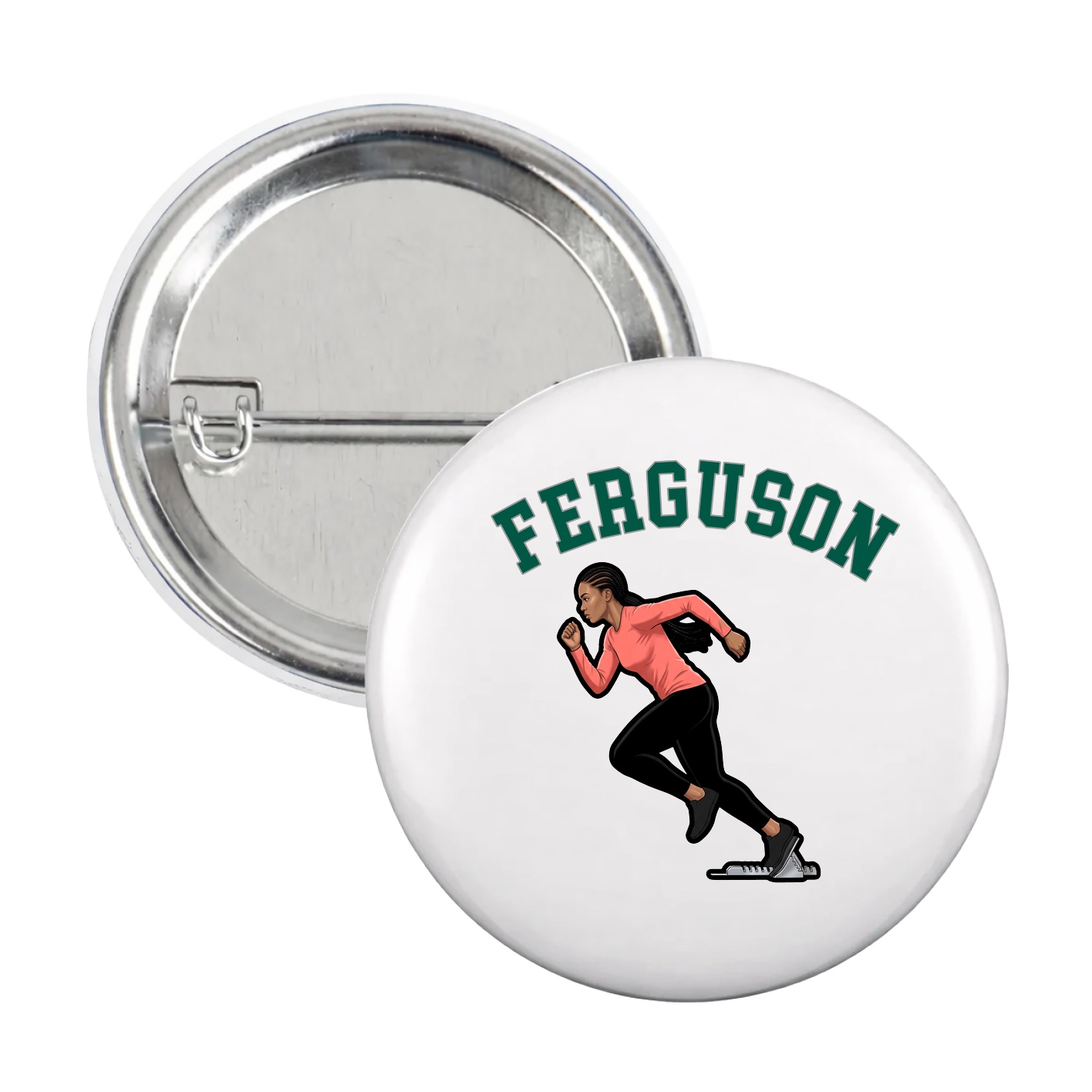 Game Day Button — Shirsey Arch in White