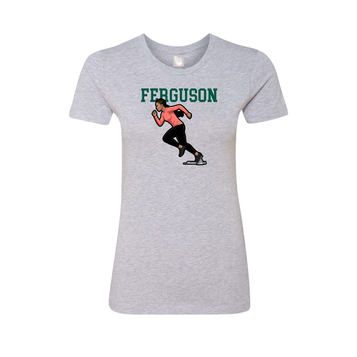 Fitted Women's Tee — Shirsey in Grey