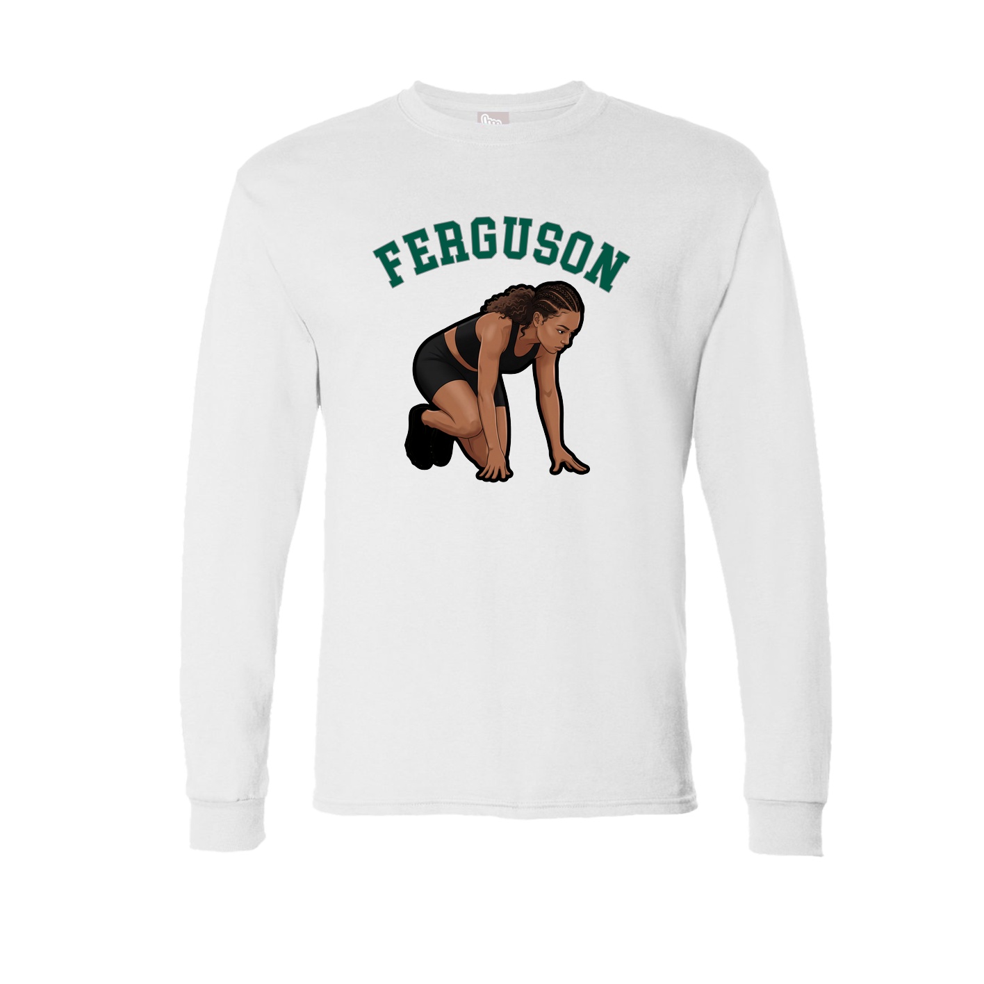 Long Sleeve Tee — Shirsey Arch in White