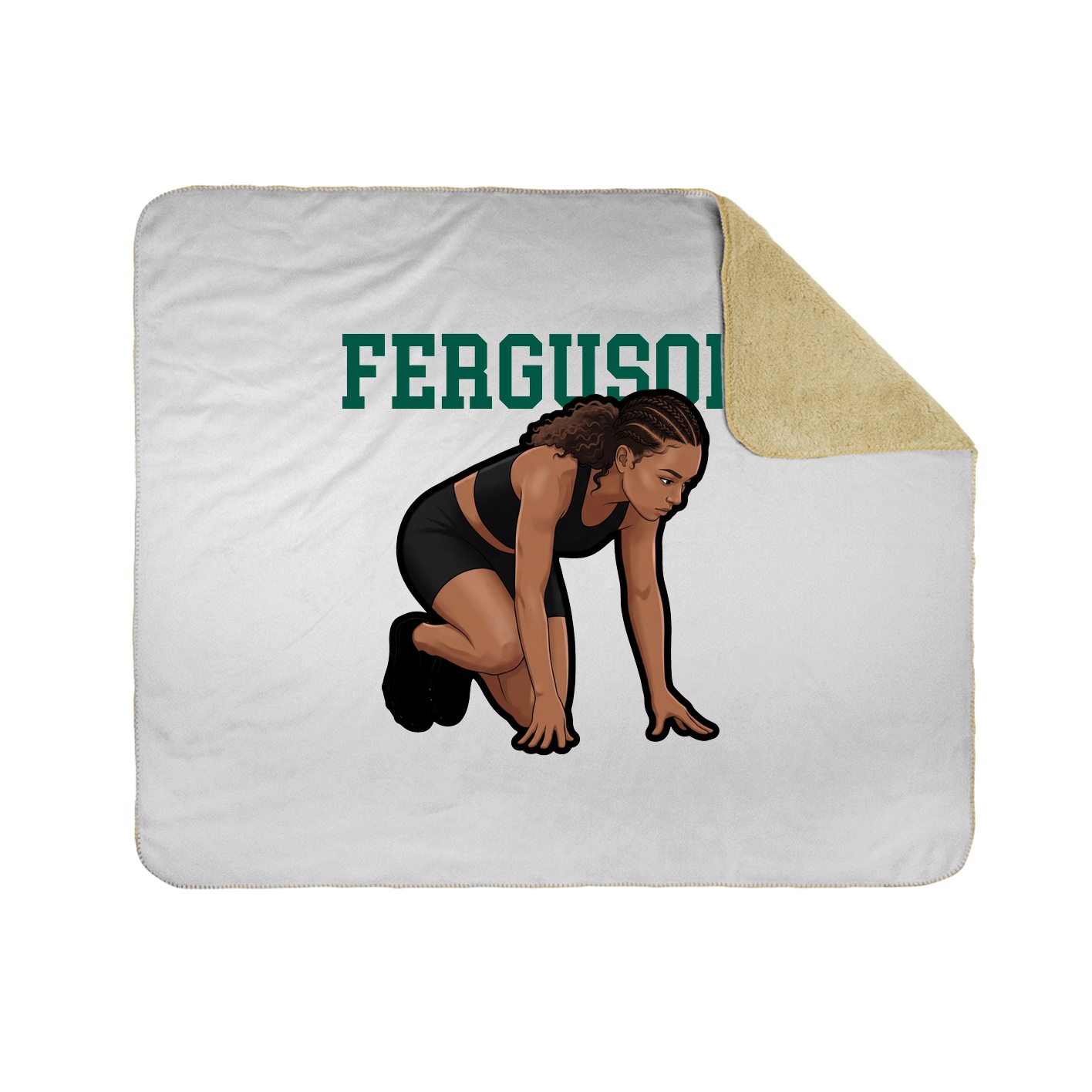 Throw Blanket — Shirsey in White