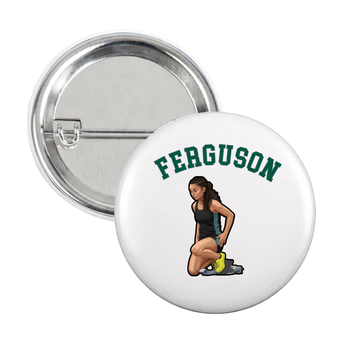 Game Day Button — Shirsey Arch in White