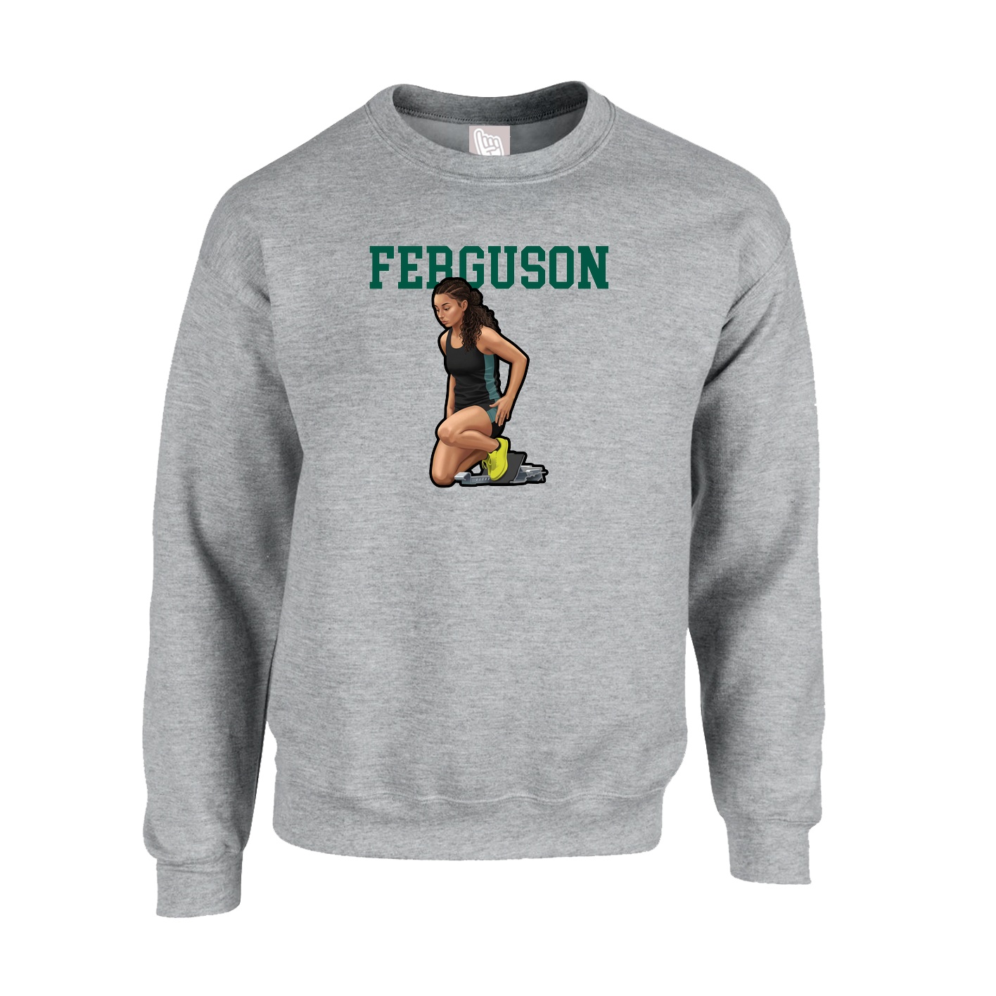Fleece Crew — Shirsey in Grey