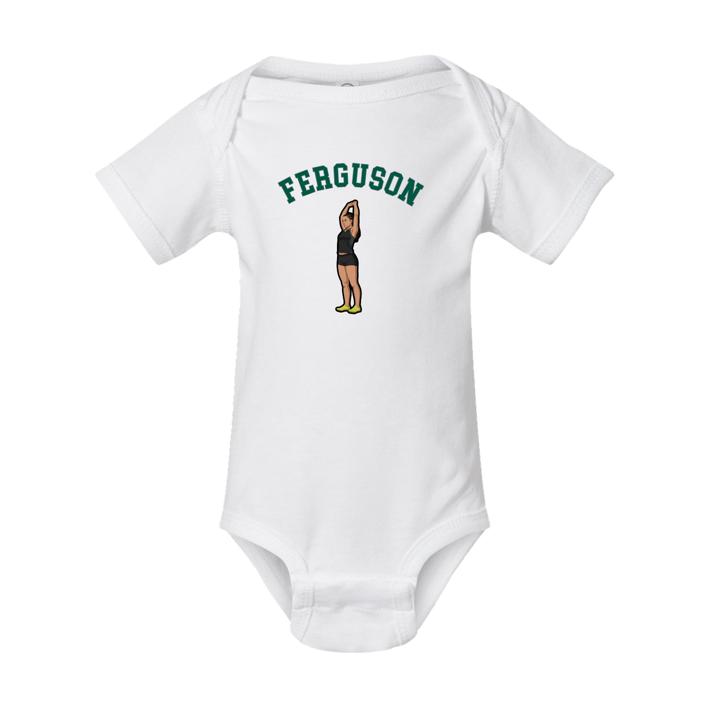 Baby Onesie — Shirsey Arch in White