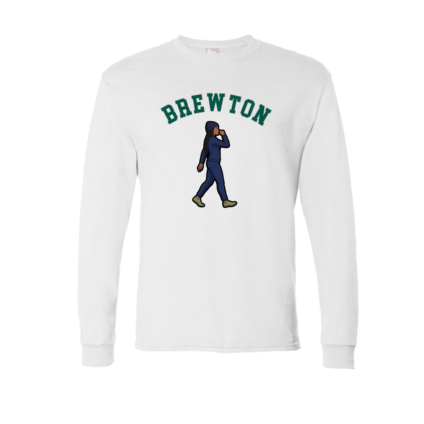 Long Sleeve Tee — Shirsey Arch in White
