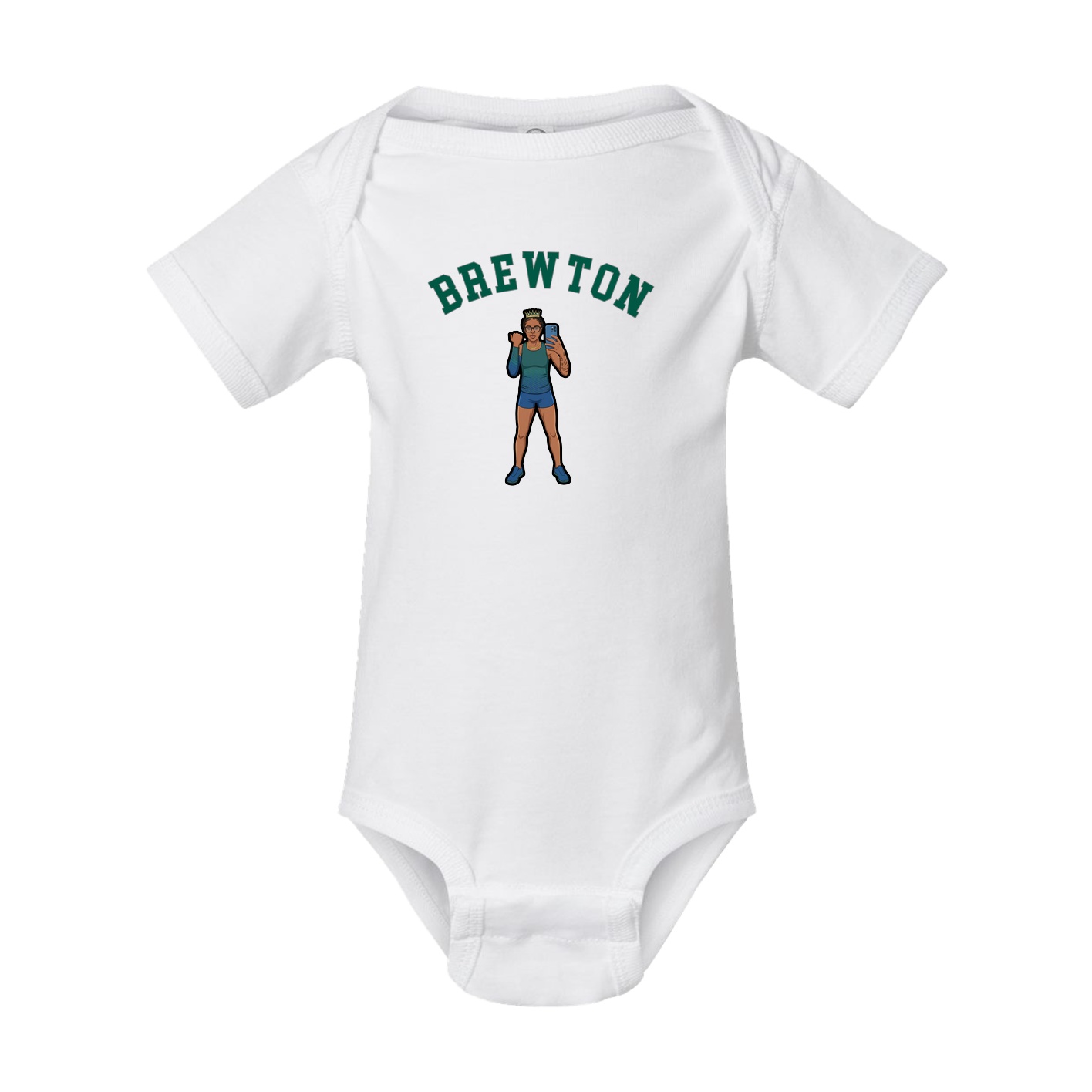 Baby Onesie — Shirsey Arch in White
