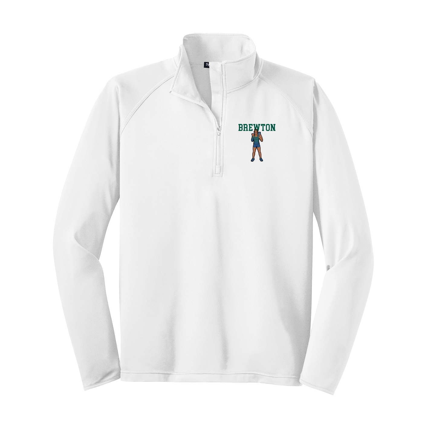 Q-Zip Pullover — Shirsey in White