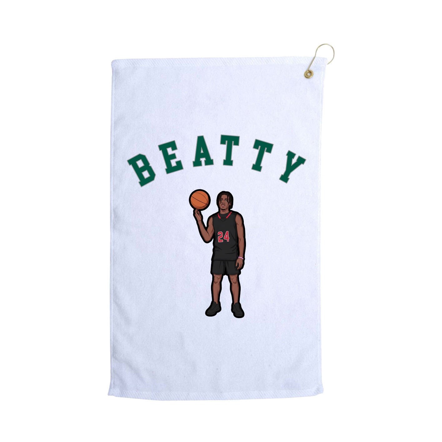 Golf Towel — Shirsey Arch in White
