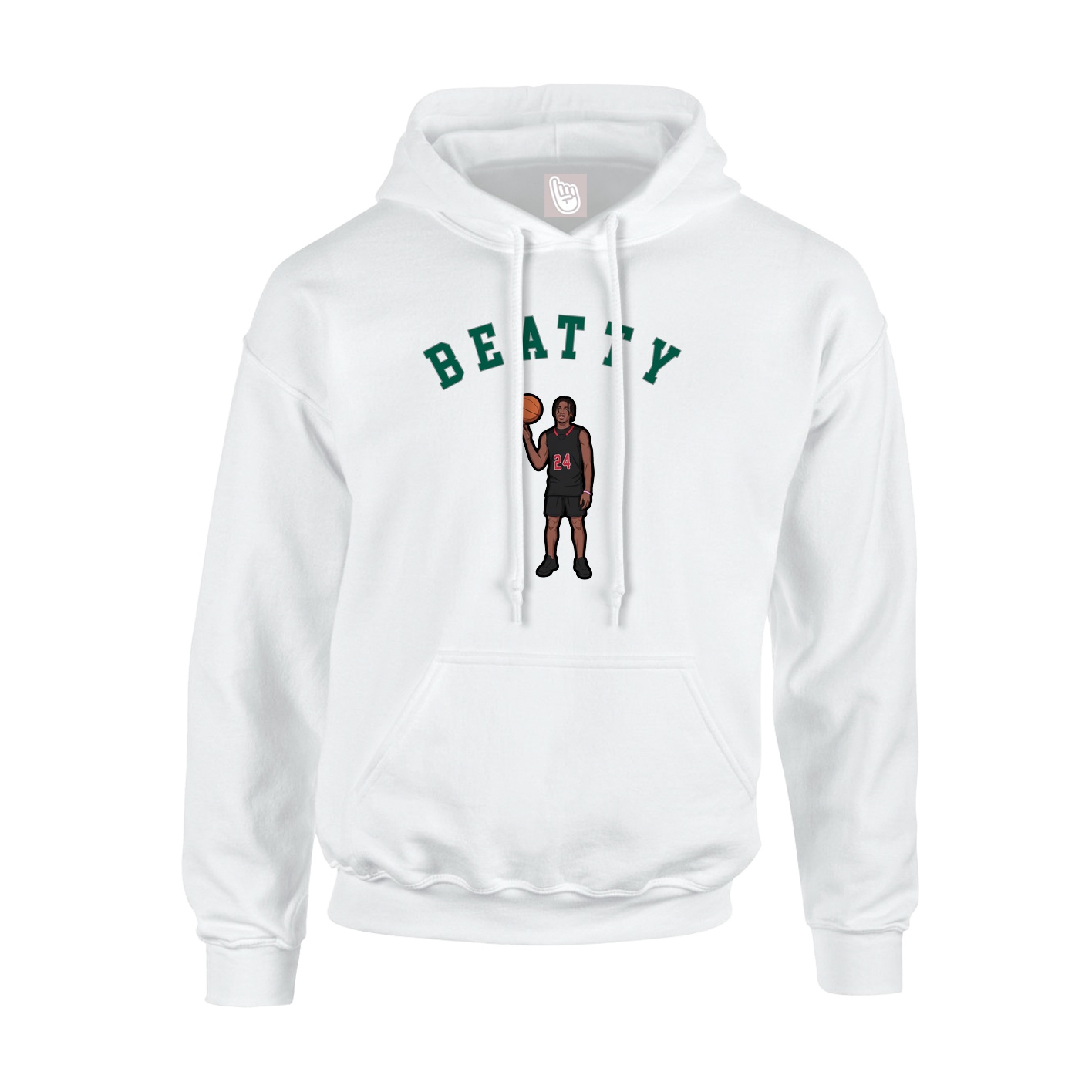 Hoodie — Shirsey Arch in White