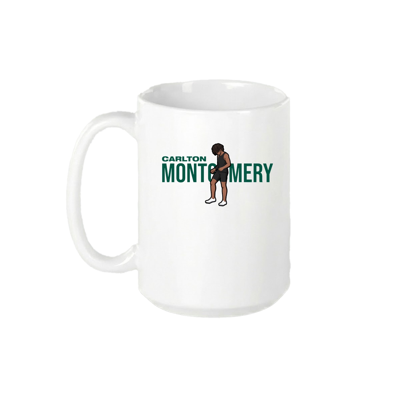 15oz Coffee Mug — Player Name in White