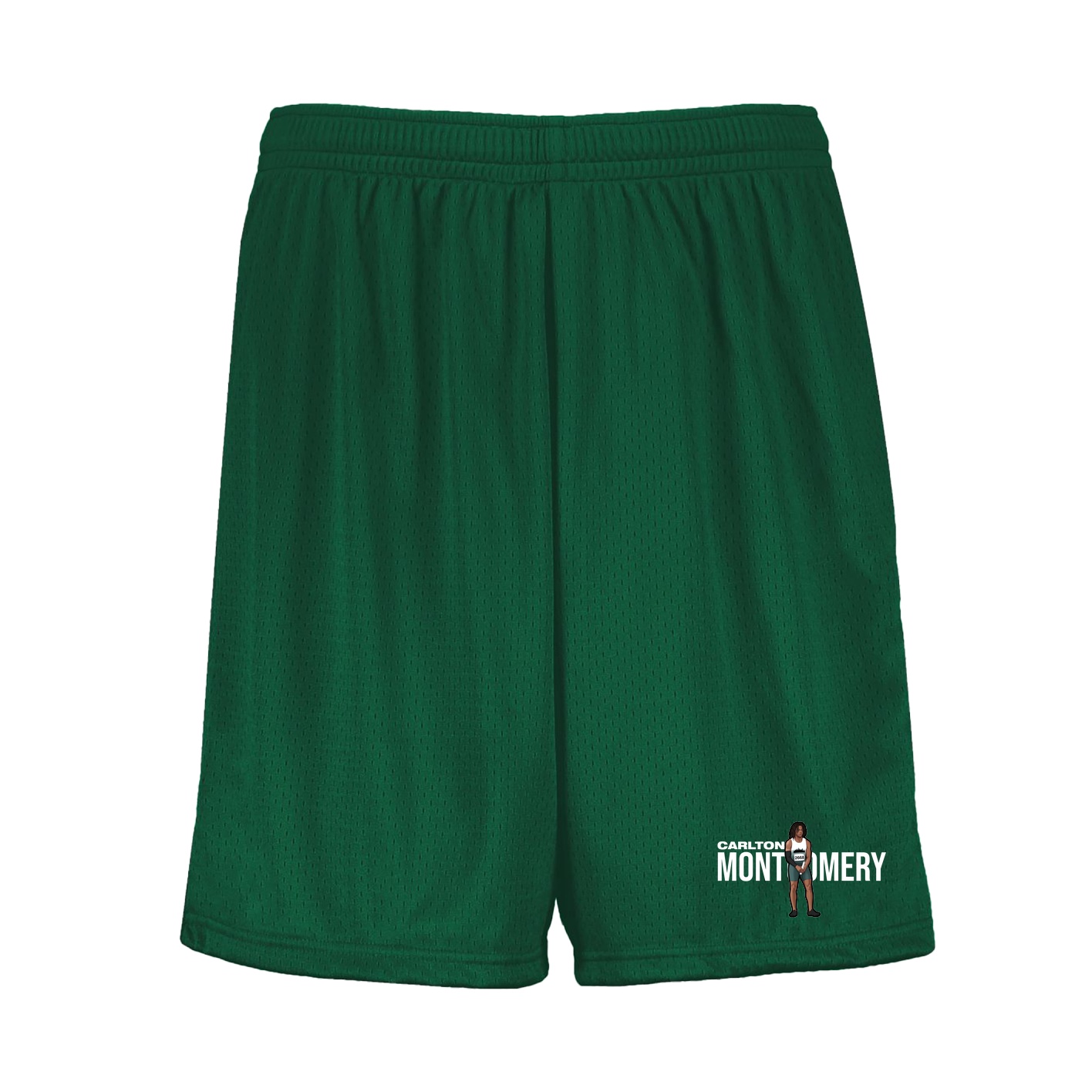 Shorts — Player Name in Green