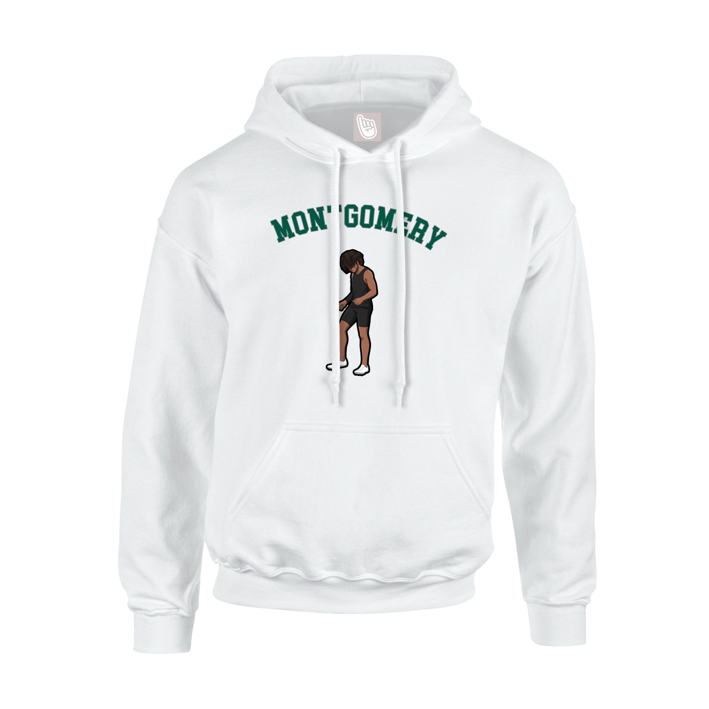 Youth Hoodie — Shirsey Arch in White
