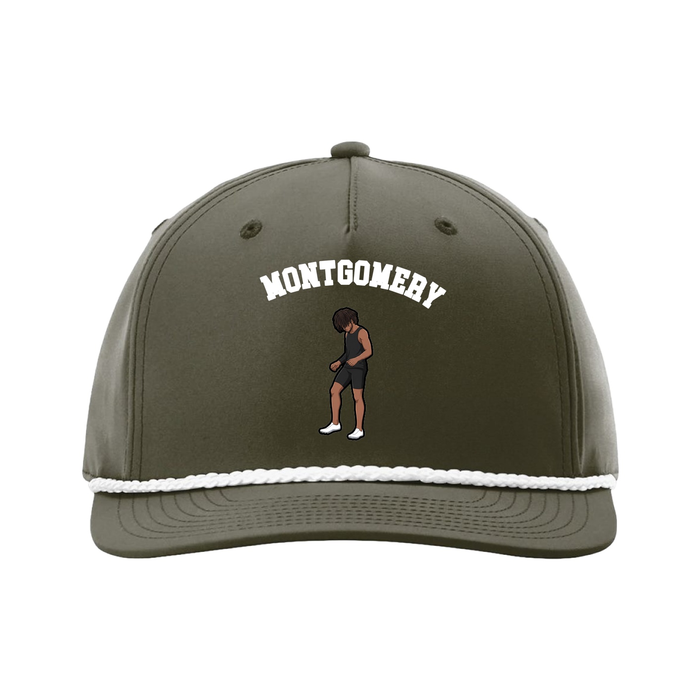 Five-Panel Classic Rope Cap — Shirsey Arch in Green