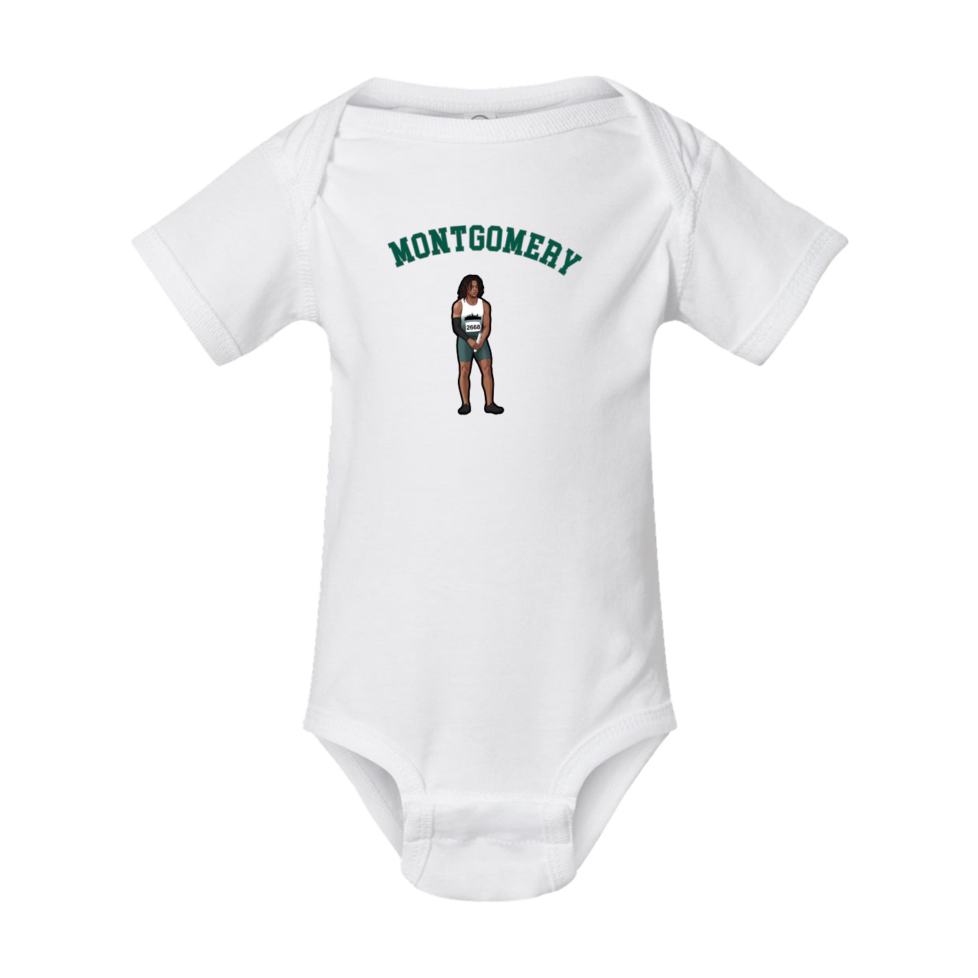 Baby Onesie — Shirsey Arch in White